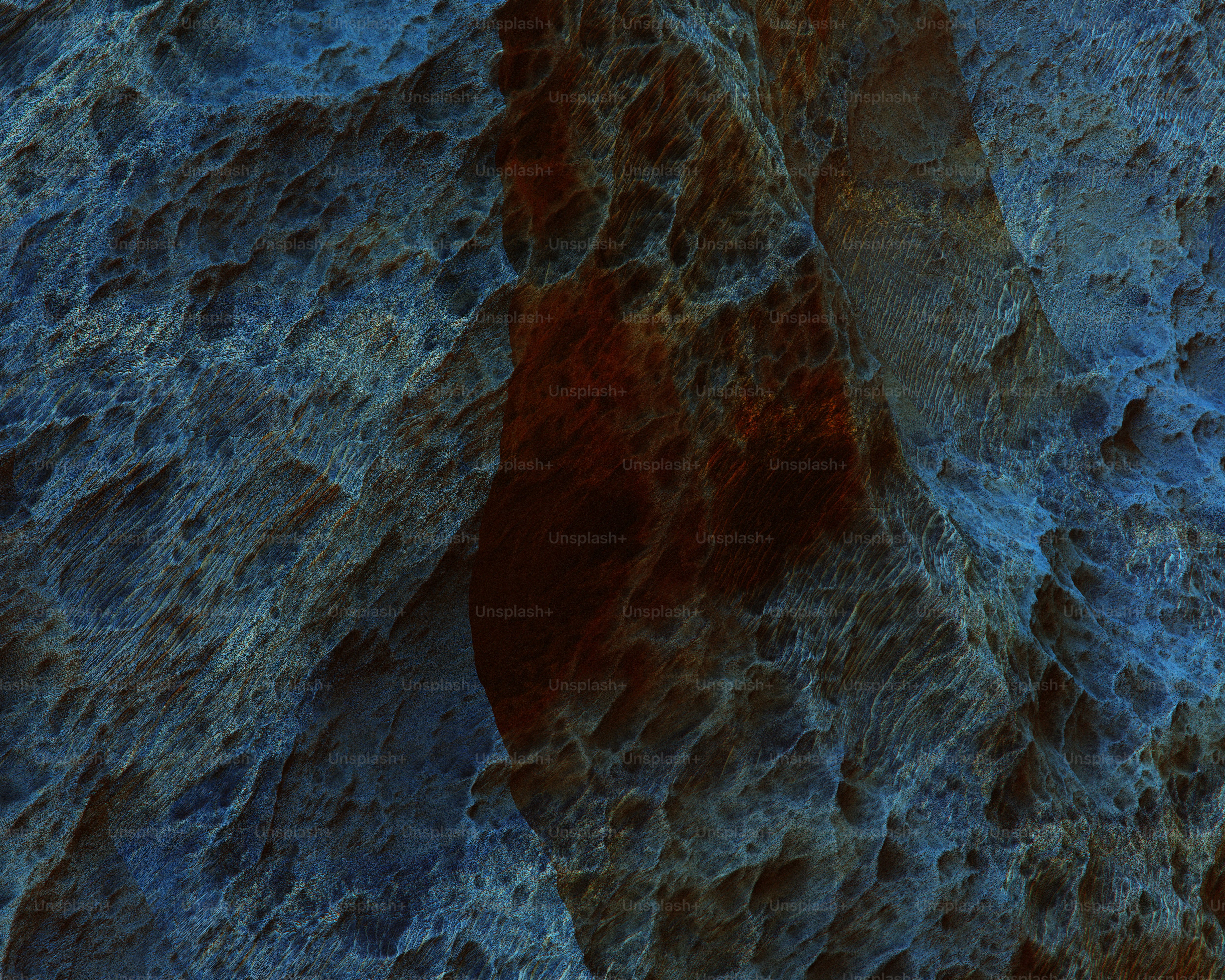 Rough, textured surface with blue and brown hues. photo – Render Image ...