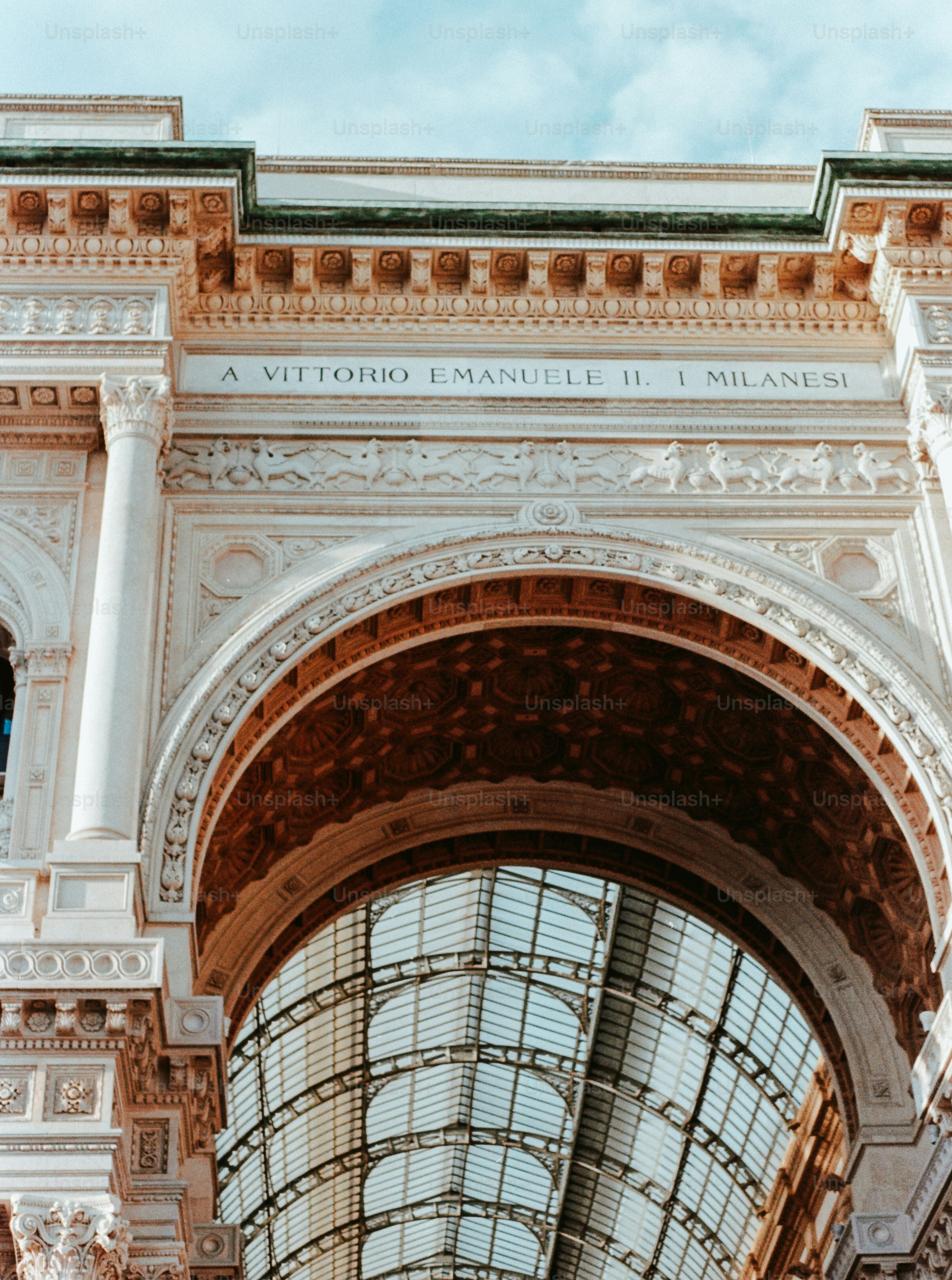 Détails architecturaux d’un beau bâtiment en italie.