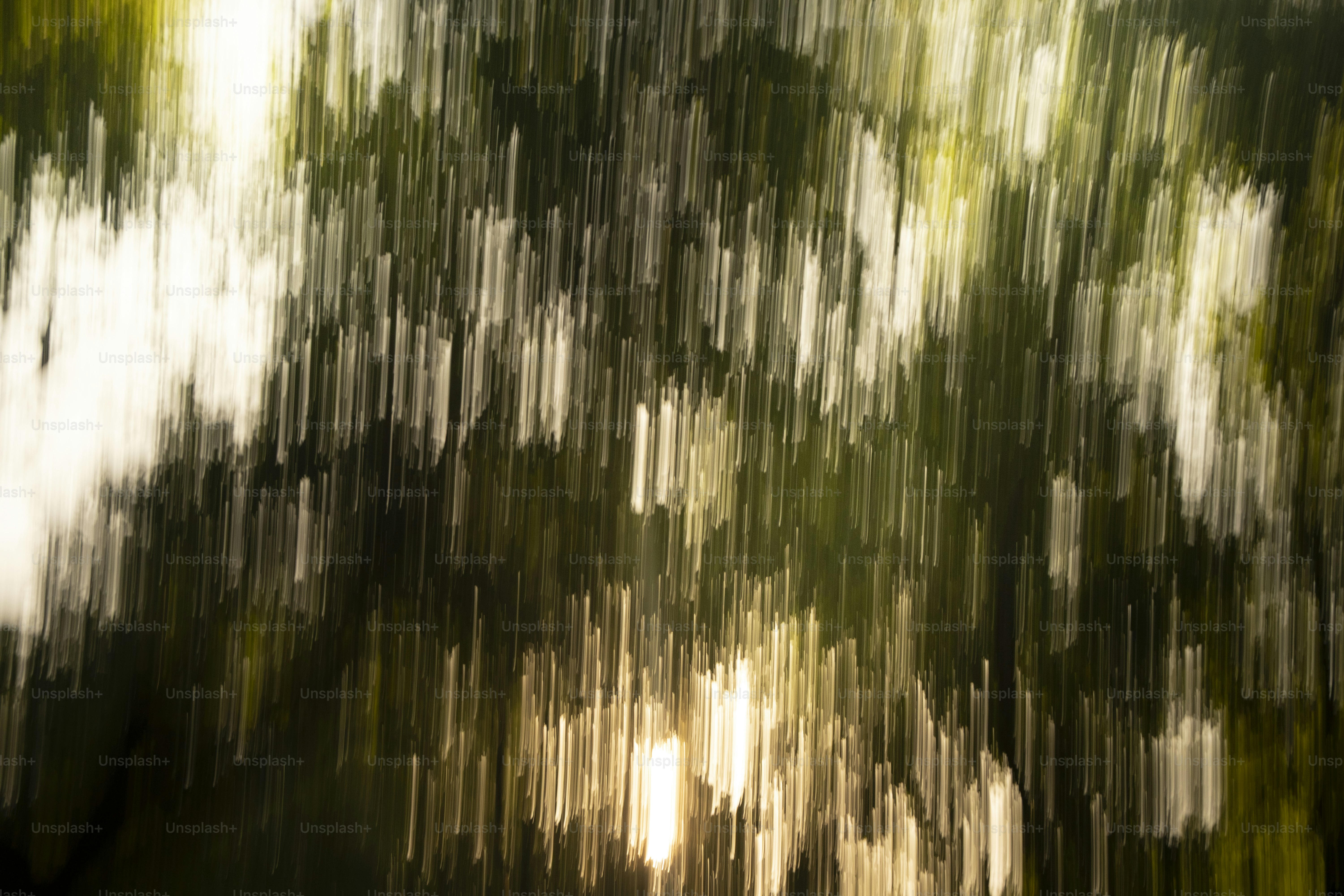 Abstract and blurred streaks create an impressionist aesthetic.