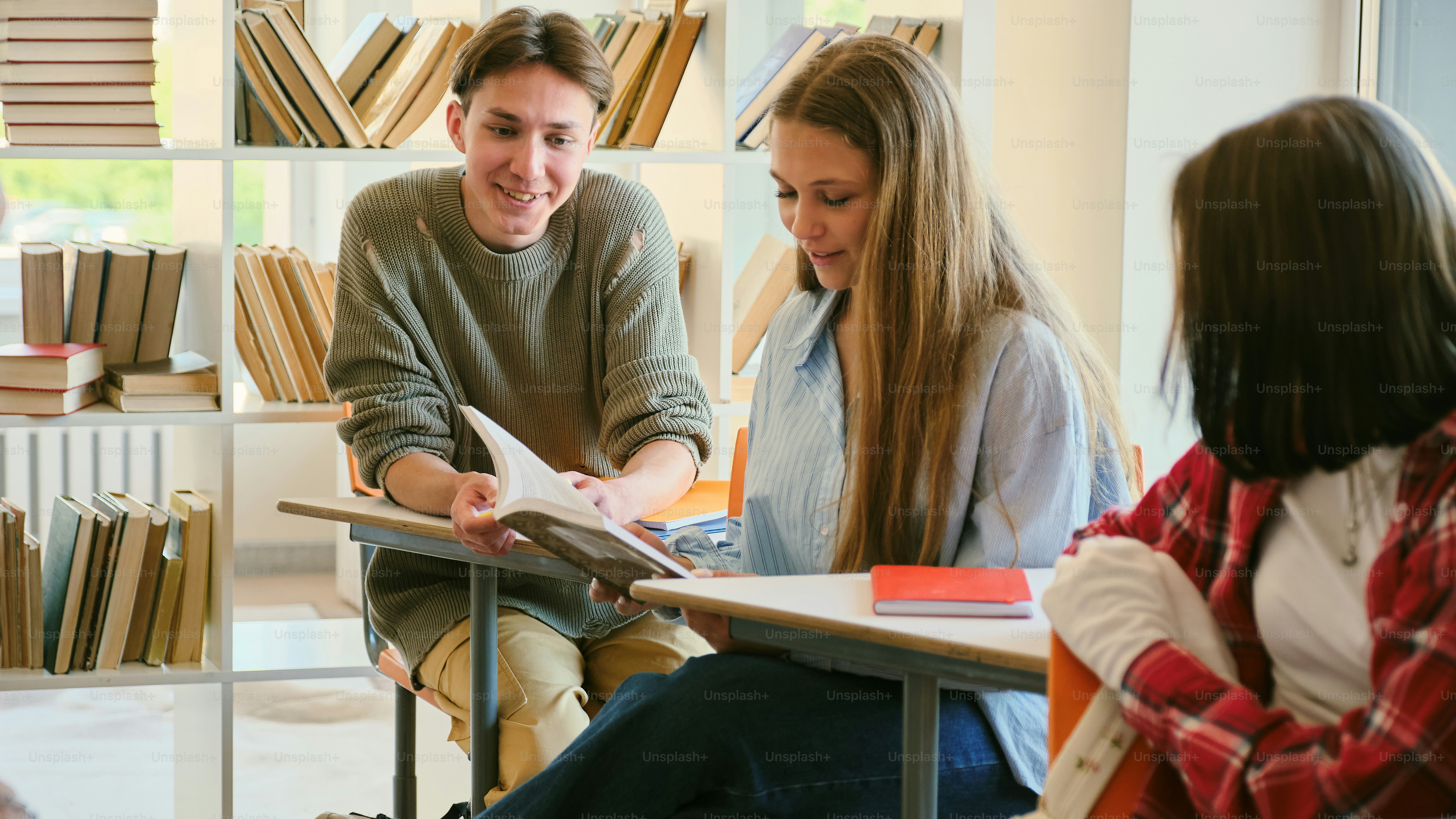 Students are studying together in a classroom. photo – Education Image ...