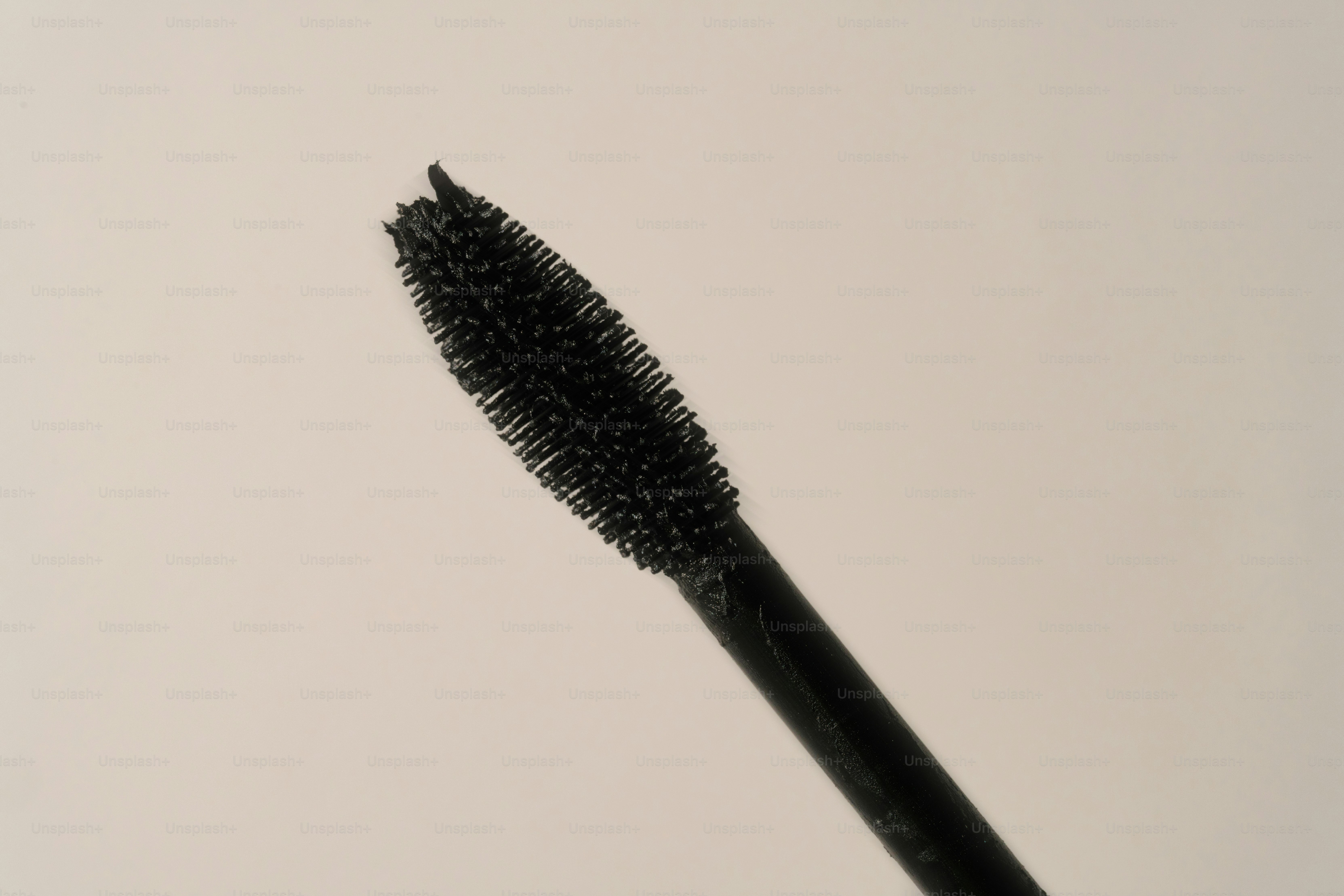A close-up view of a mascara wand.