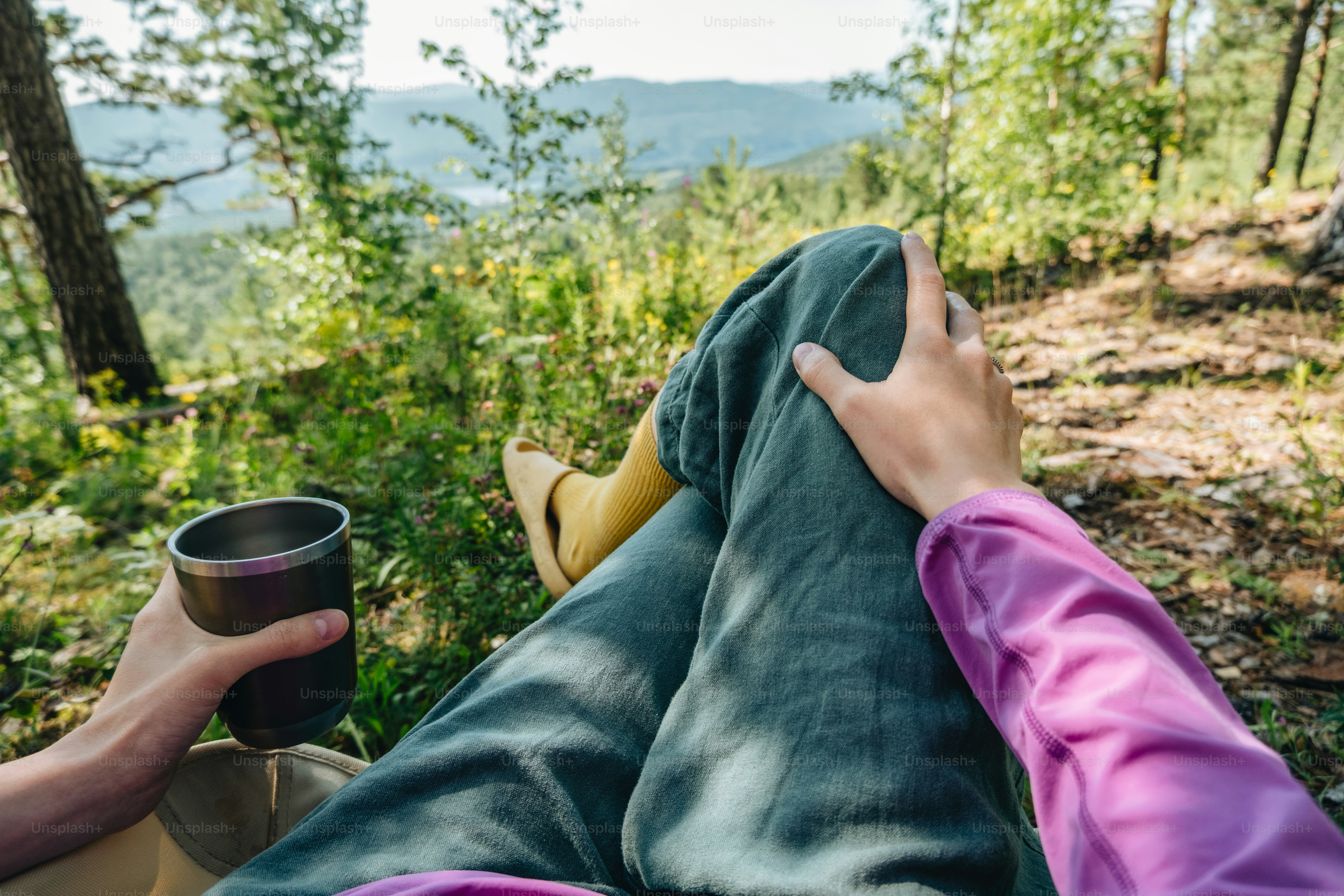 Godersi la natura con un drink in mano