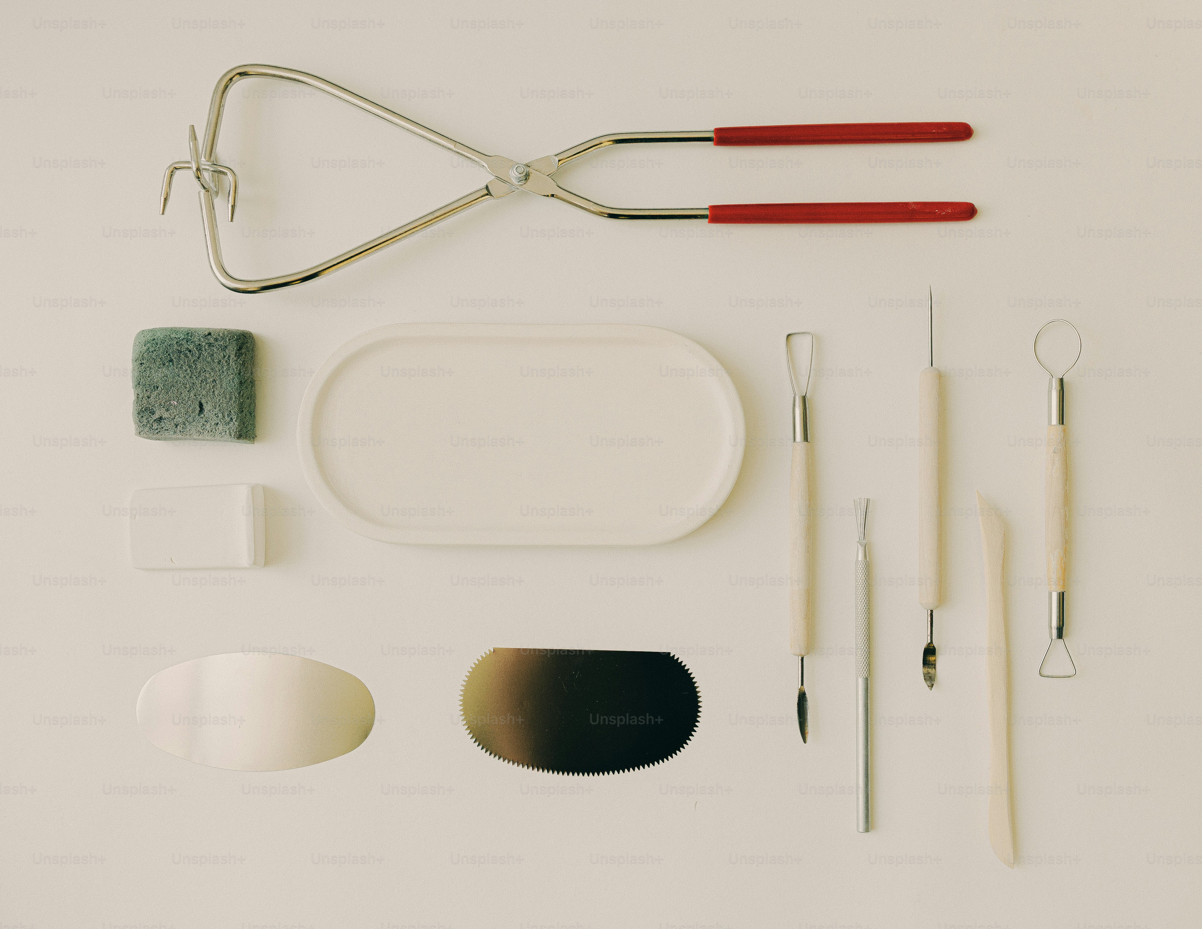 Clean nail salon tools on a workstation showing nail hygiene client retention in action