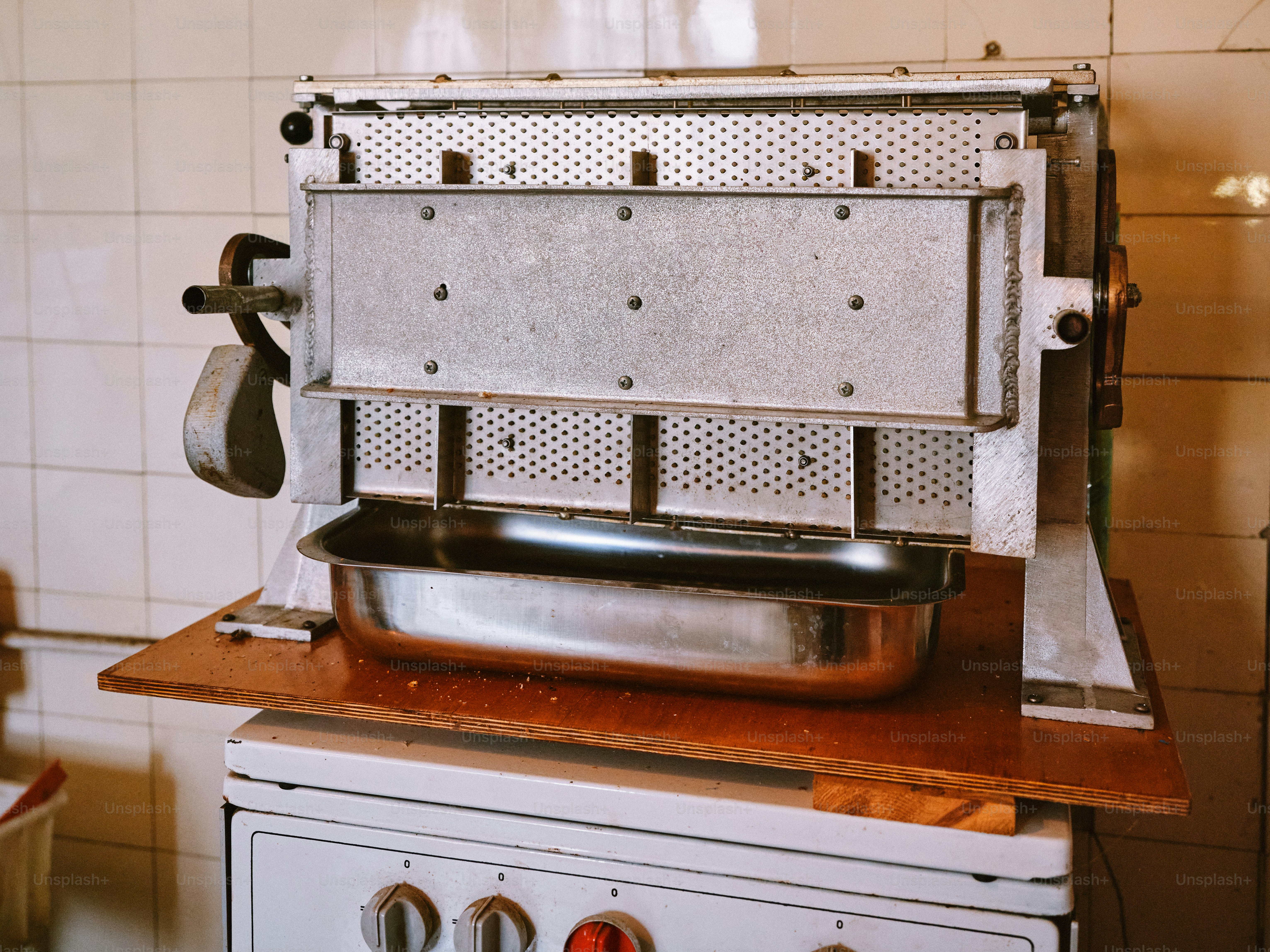 An industrial machine used in a kitchen.