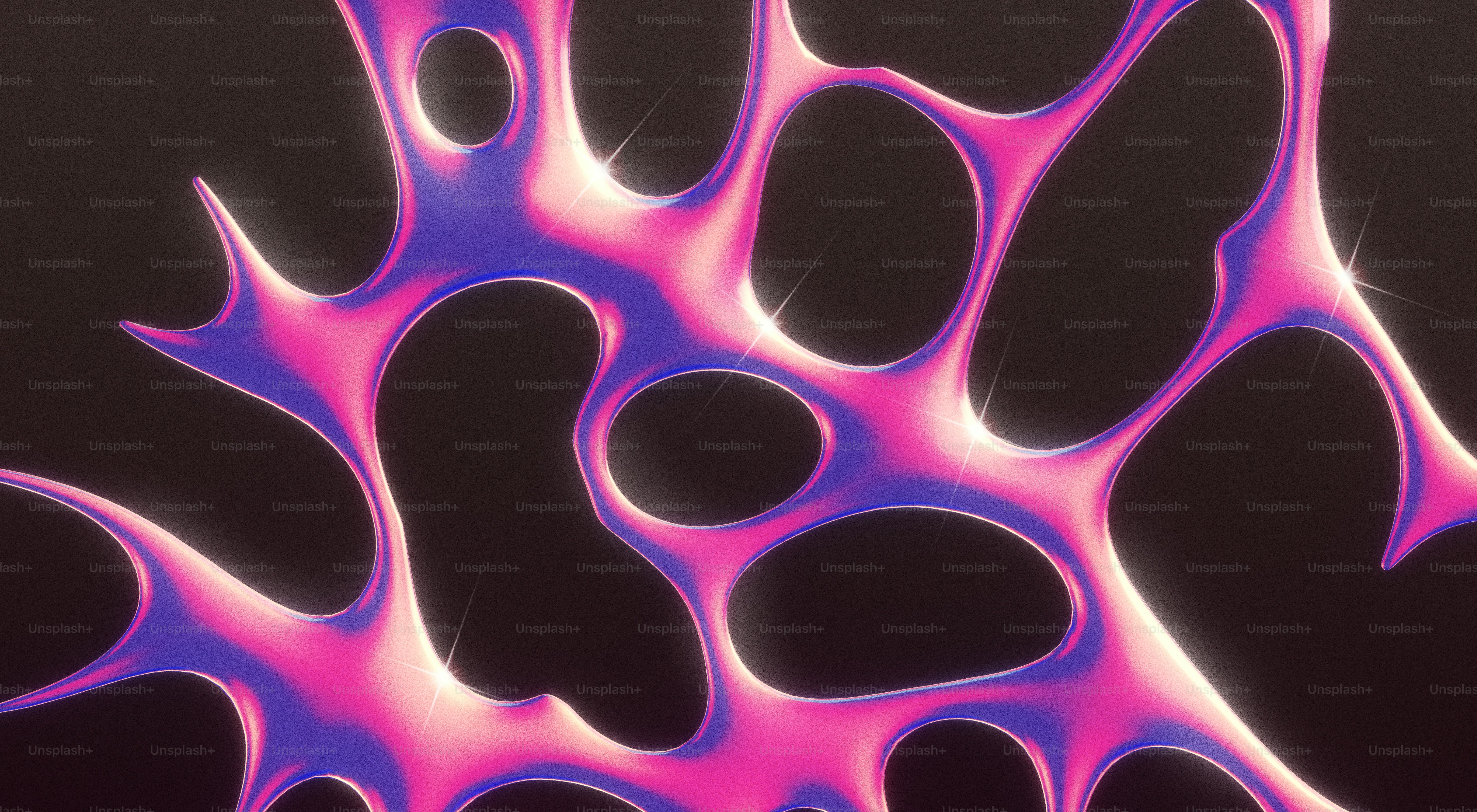 Here's a possible caption: abstract network of bright colors.