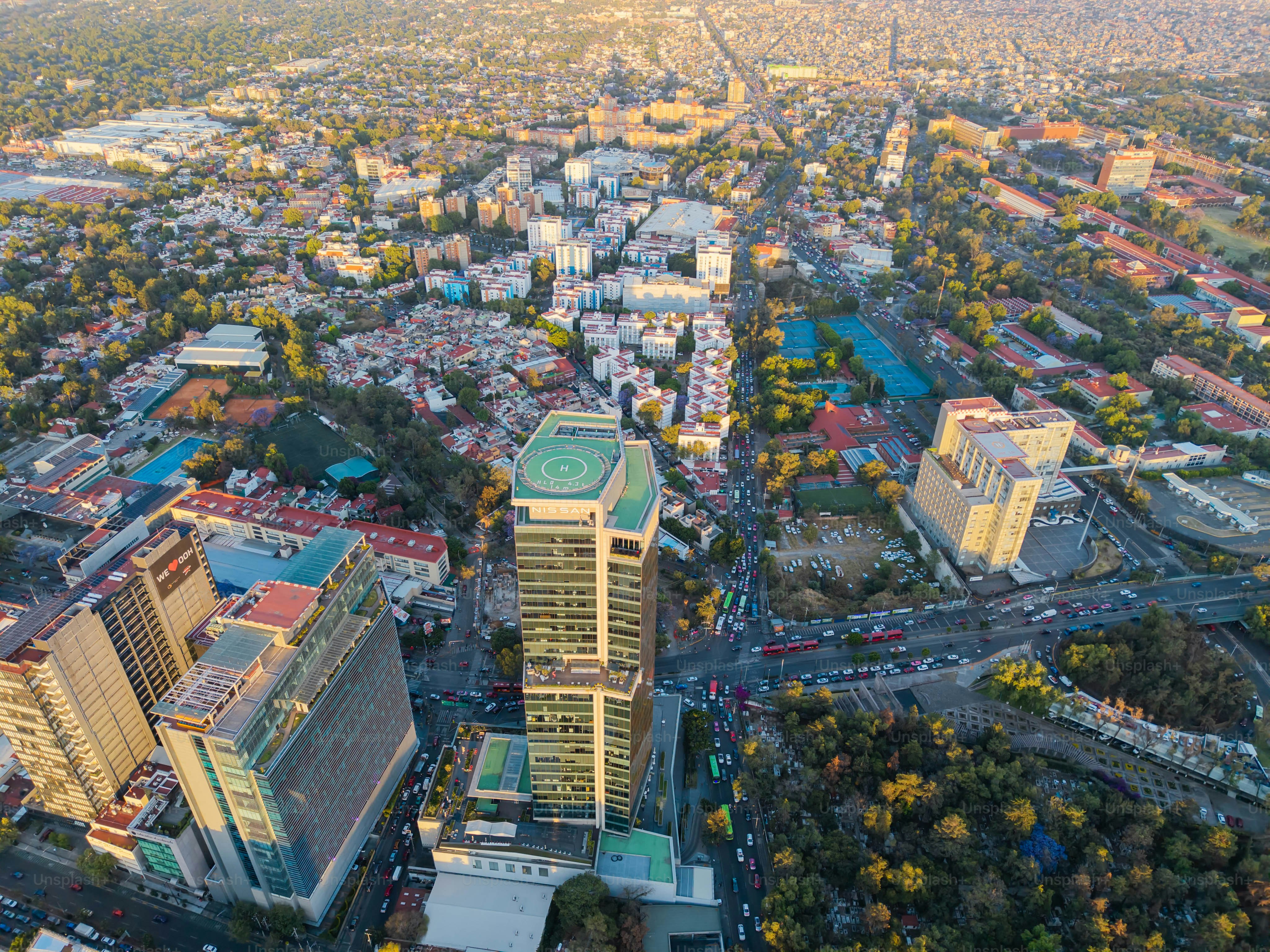 Photos of spring afternoons in the south of CDMX