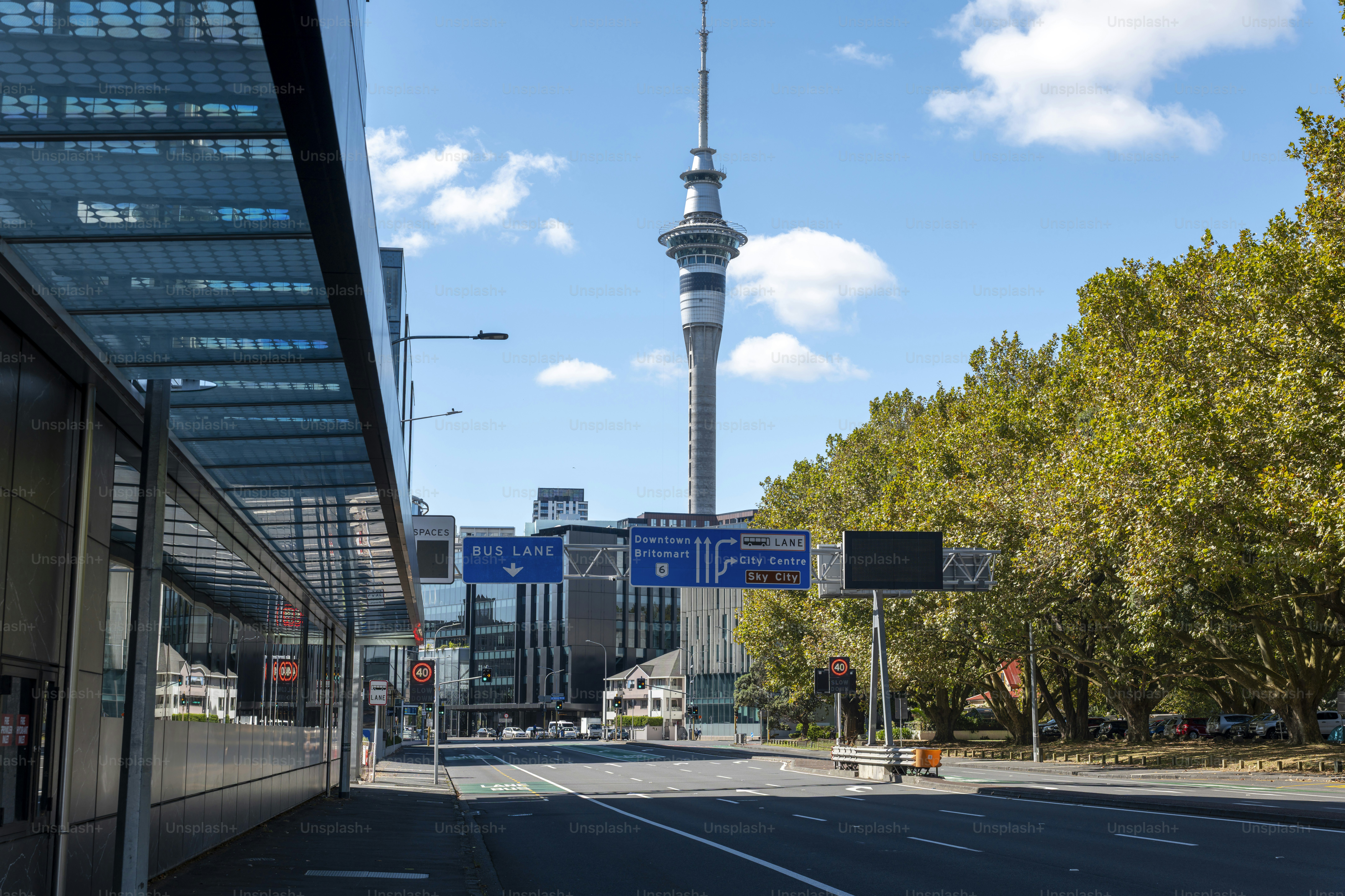 Central business district Auckland, New Zealand