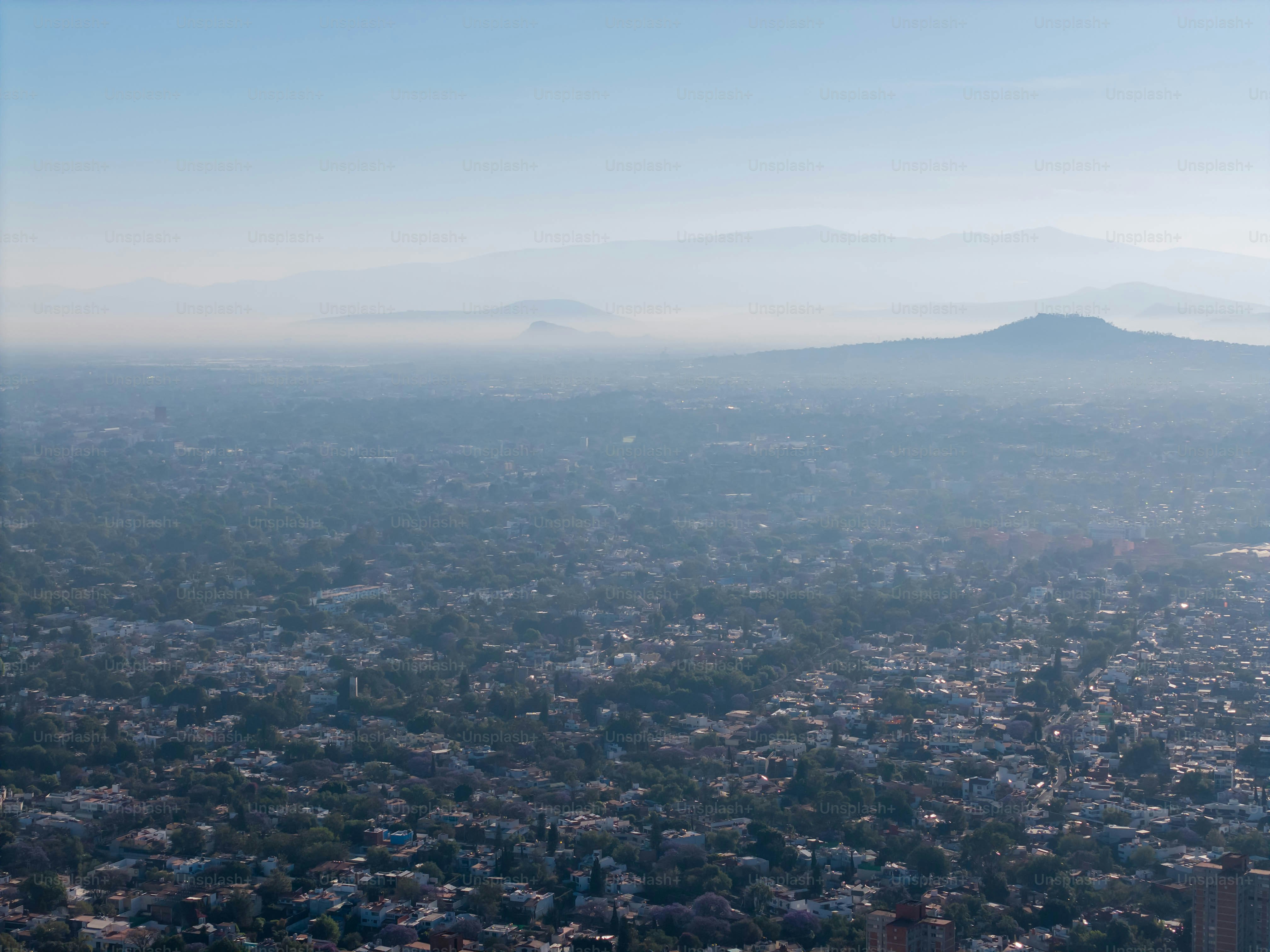 defaultAerial drone photography of diverse urban landscapes in southern Mexico City