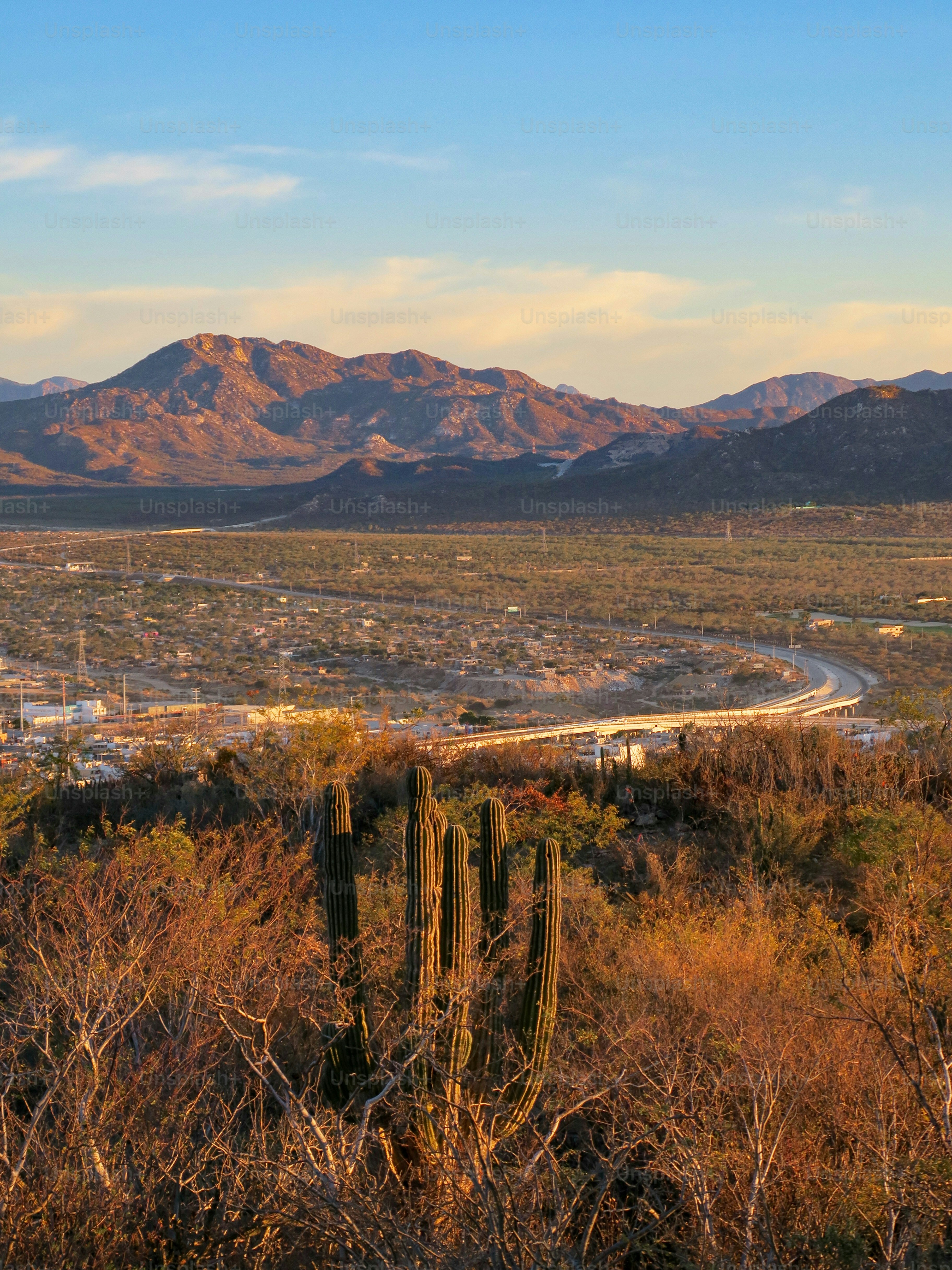 Open desert landscape and mountain views near Rio Rancho, New Mexico
