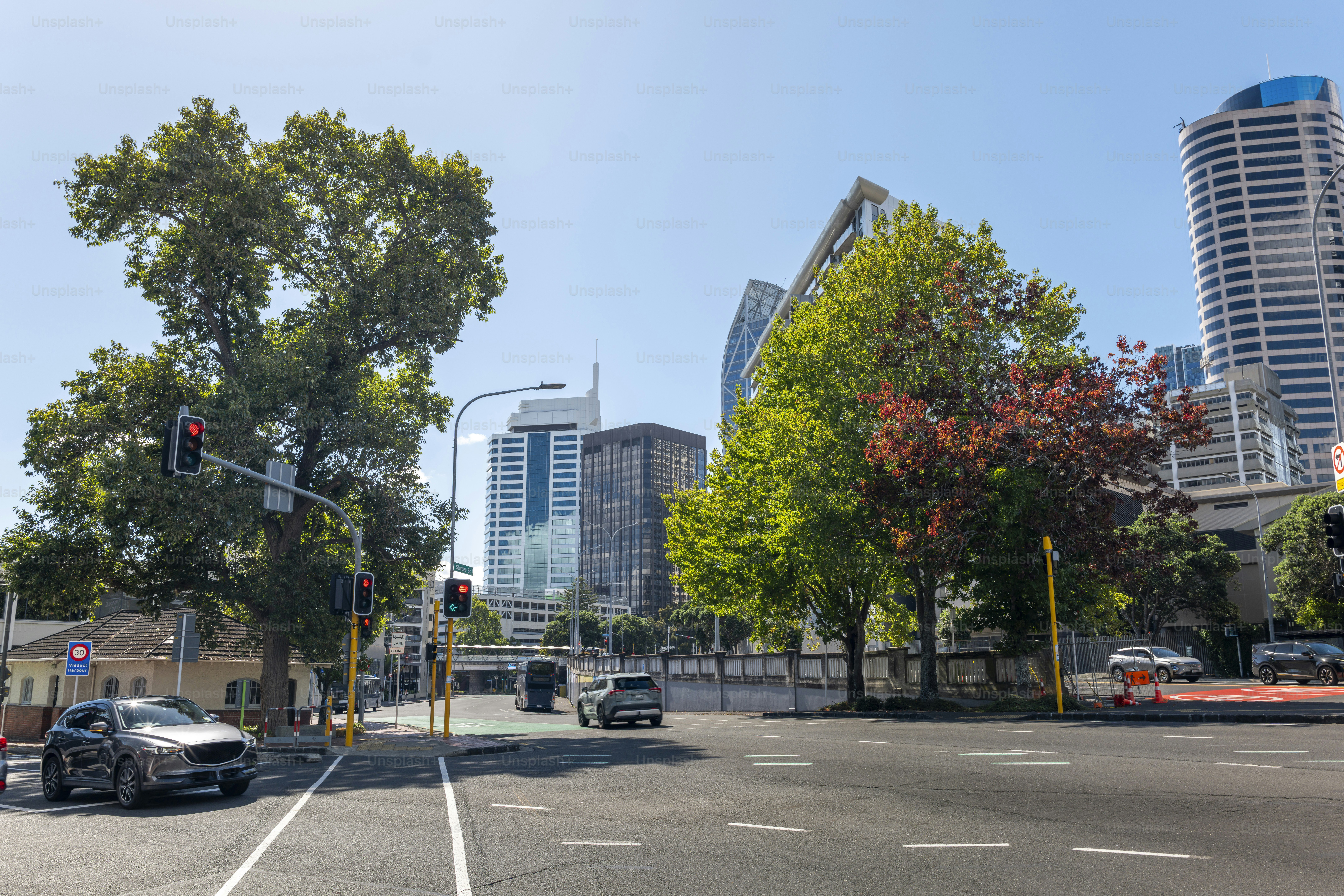 Central business district Auckland, New Zealand