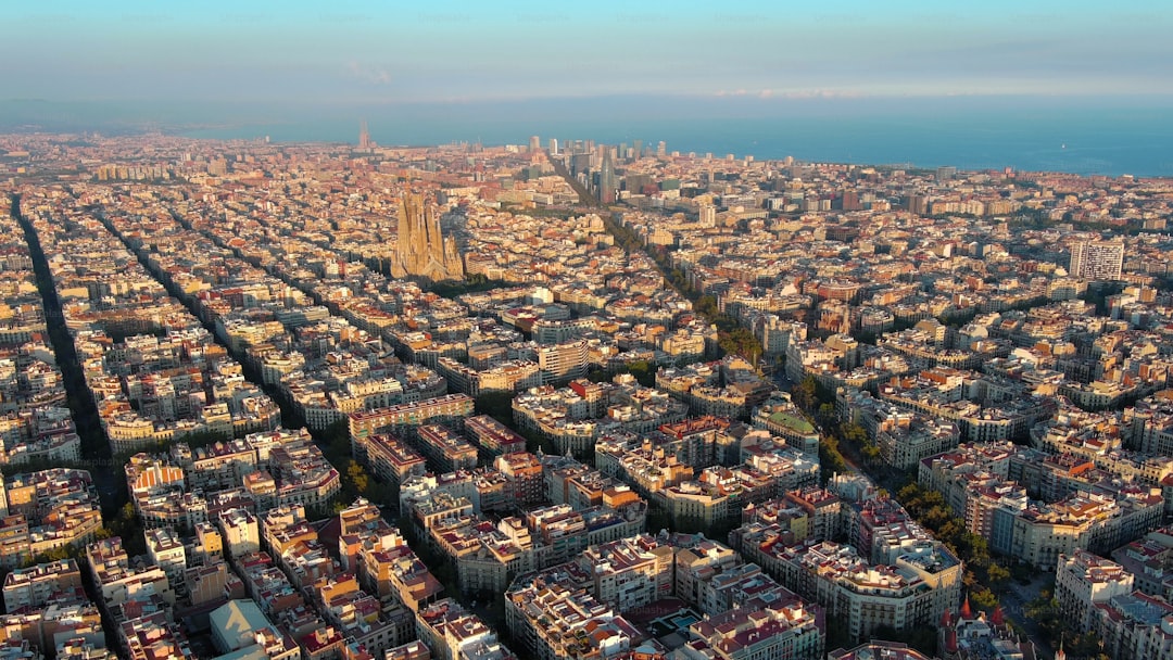 Barcelona's Grid pattern truly comes to life when viewed from above. Definitely one of the most beautiful cities in the 