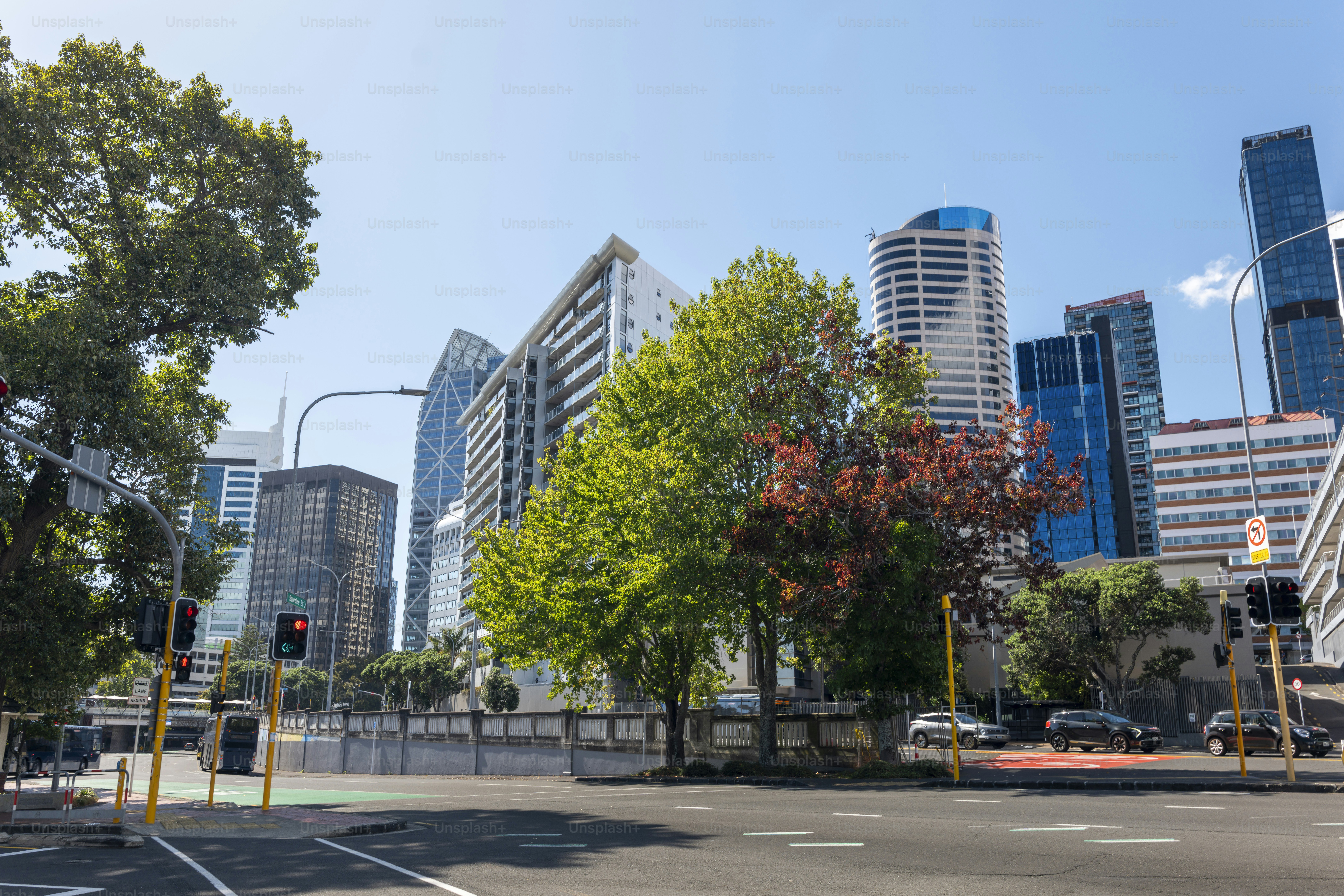 Central business district Auckland, New Zealand