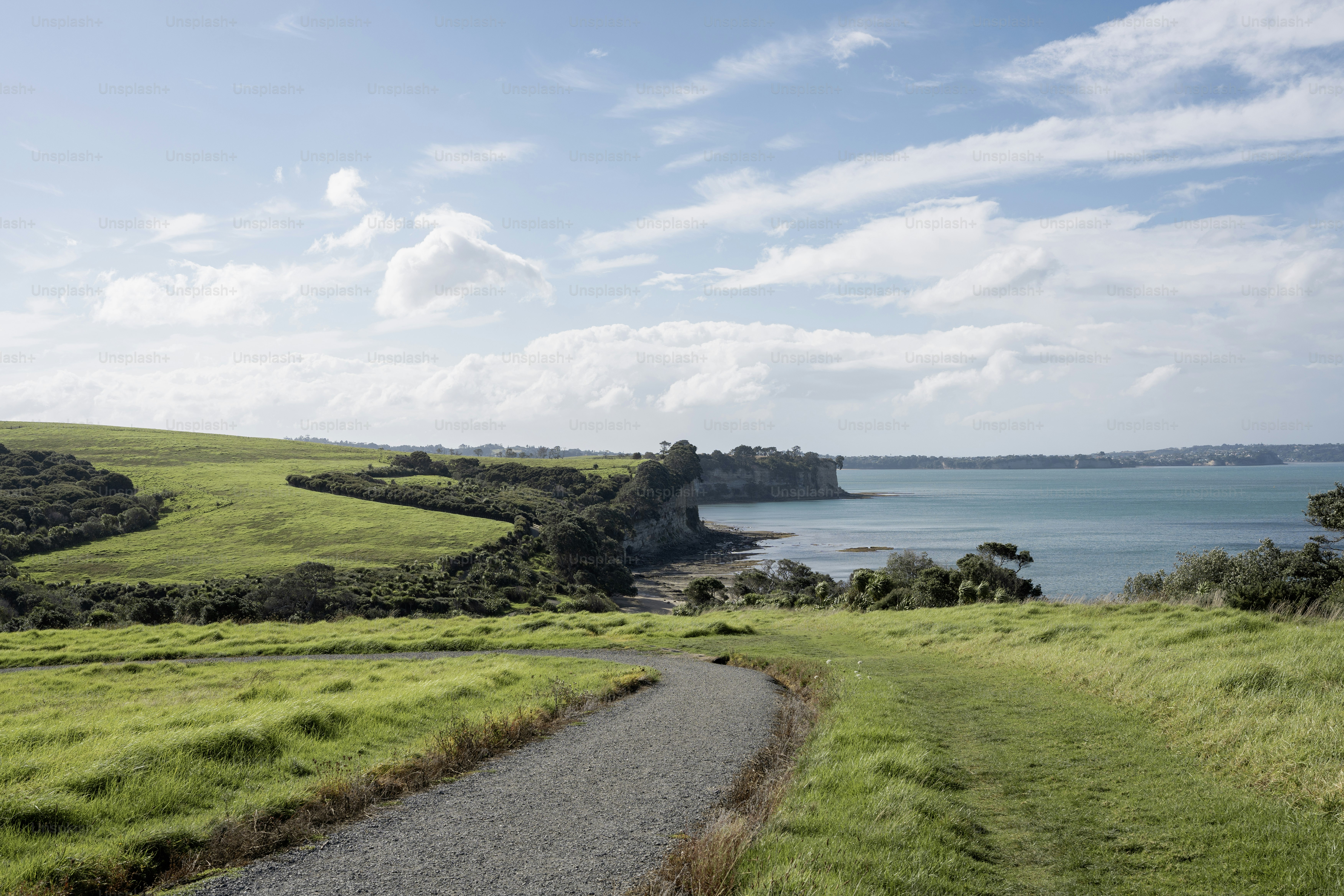 Tranquil scene at Long Bay Regional Park, Auckland