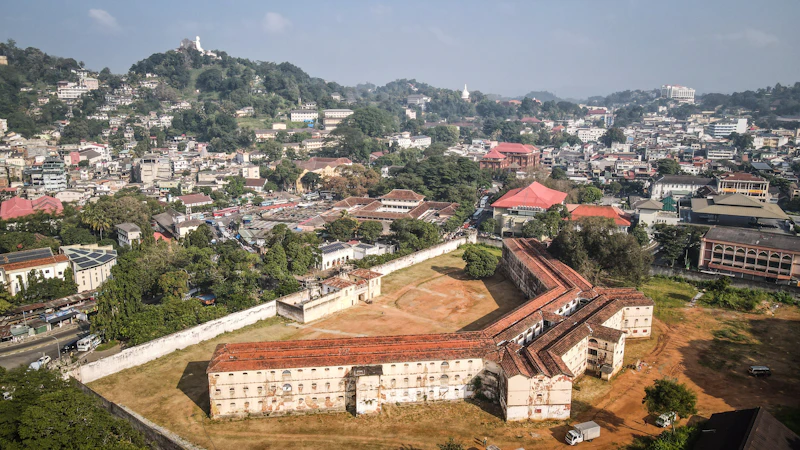 Sri Lanka hill country and tea plantations