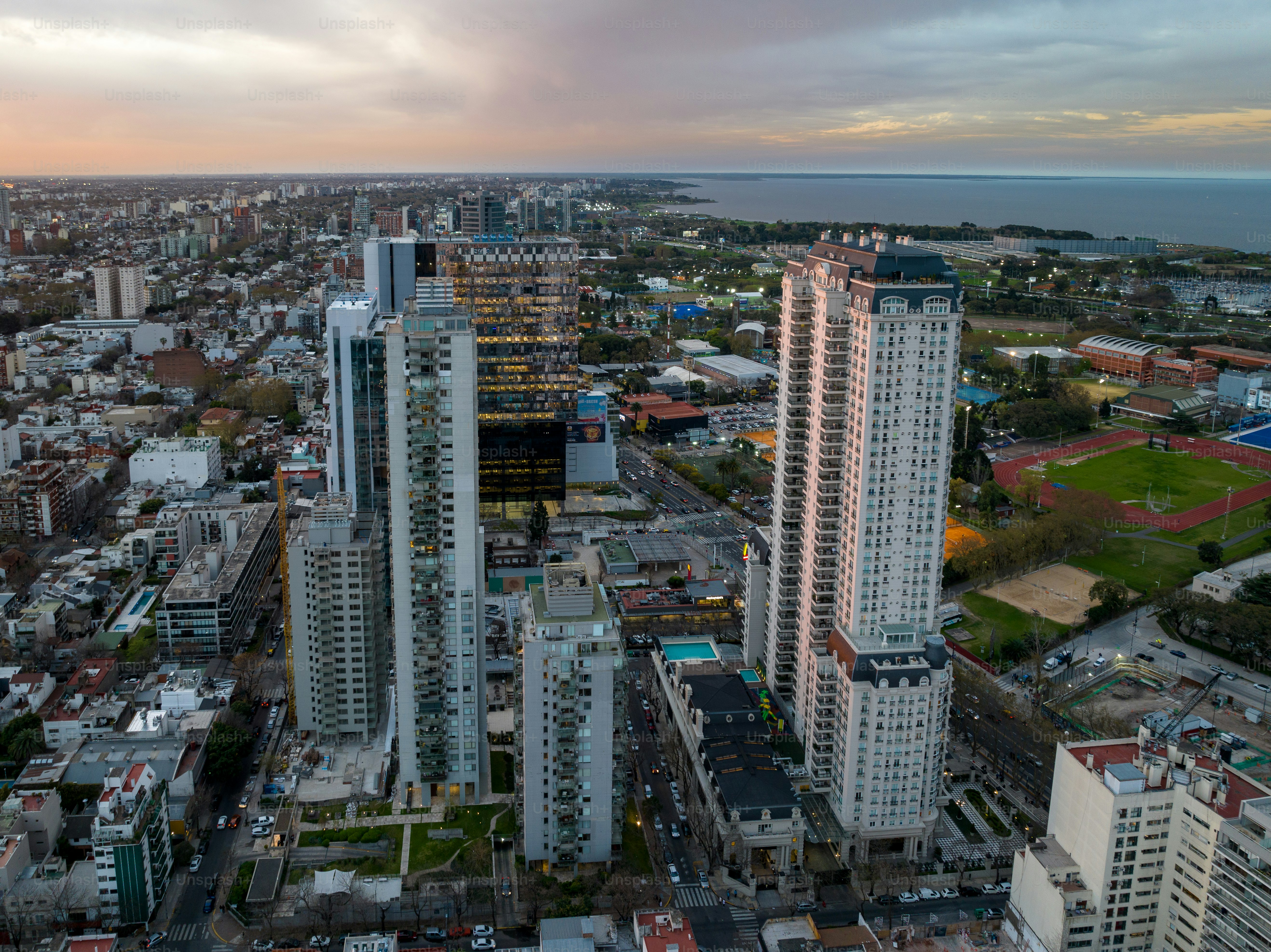 Aerial view of Buenos Aires, Argentina
