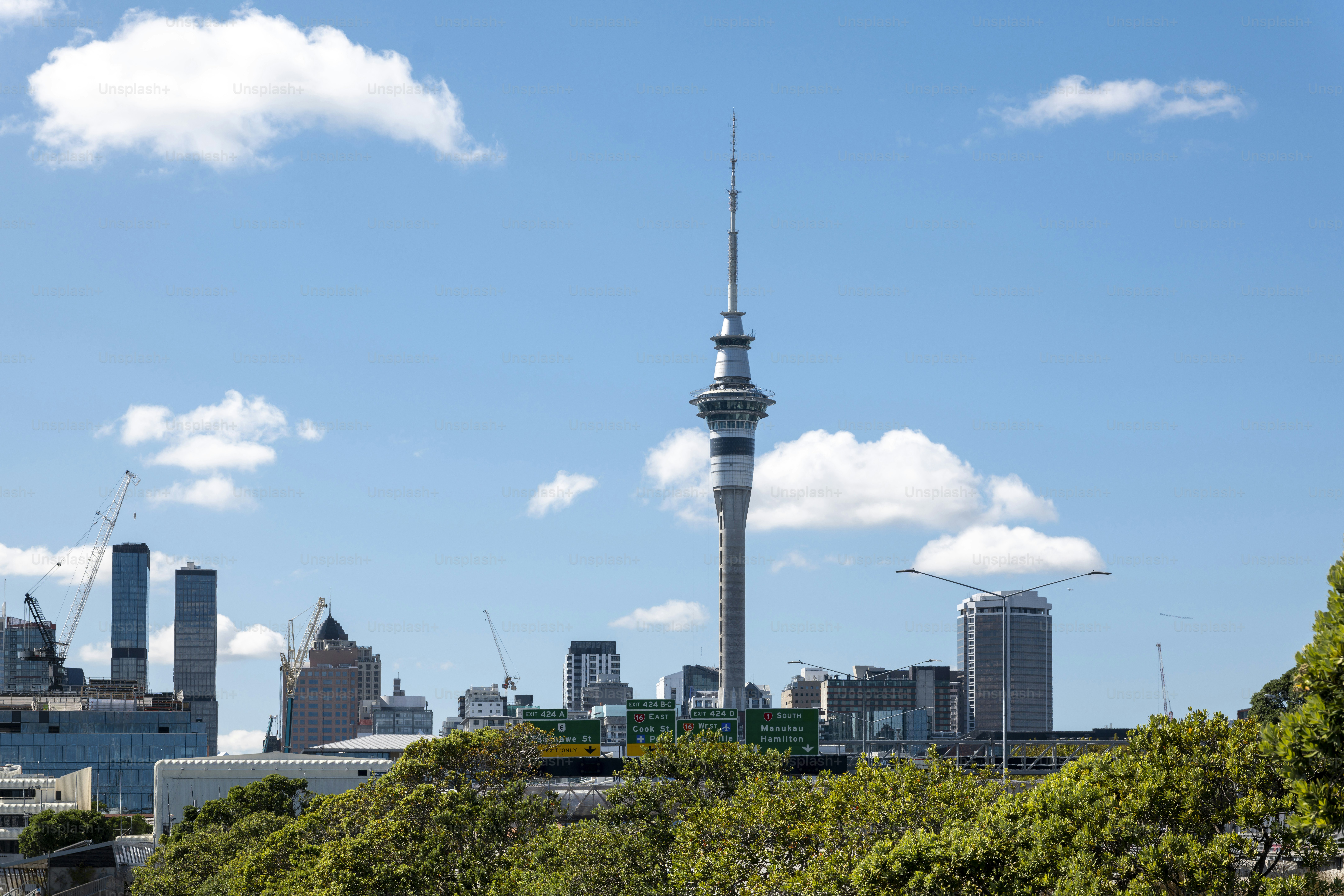 Central business district Auckland, New Zealand