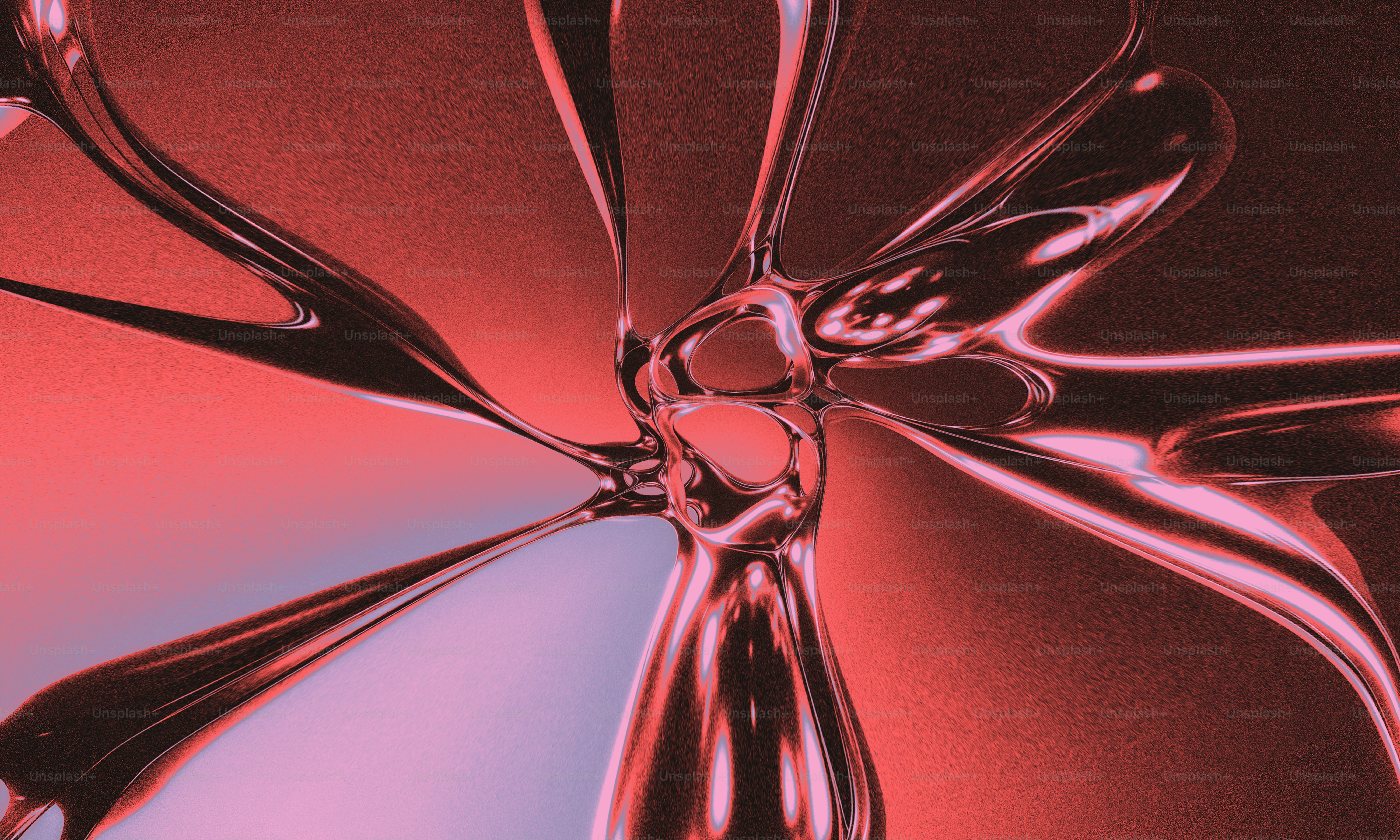Abstract red shapes radiate from a central point. photo – Abstract ...