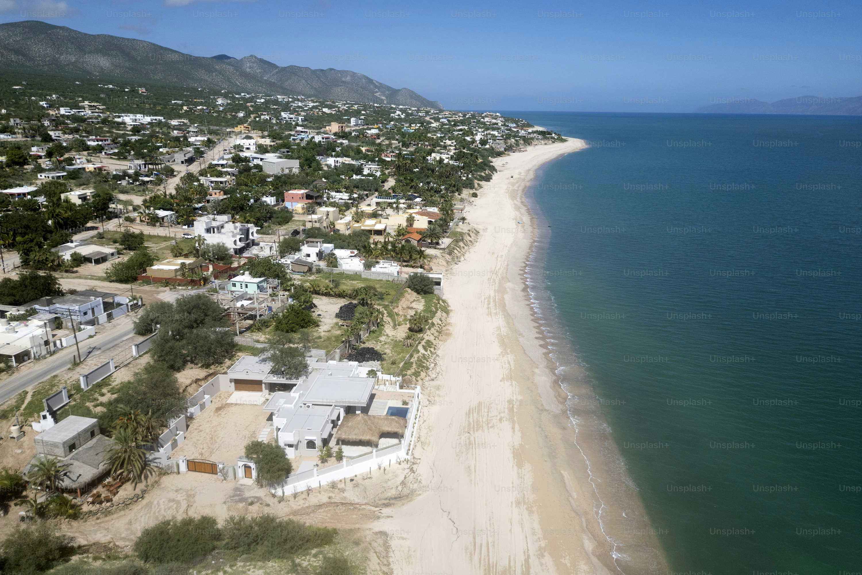 Playa El Sargento La Ventana Baja California Sur México Vista aérea  Panorama Paisaje foto – Imagen de Playa en Unsplash, image size:3000x2001