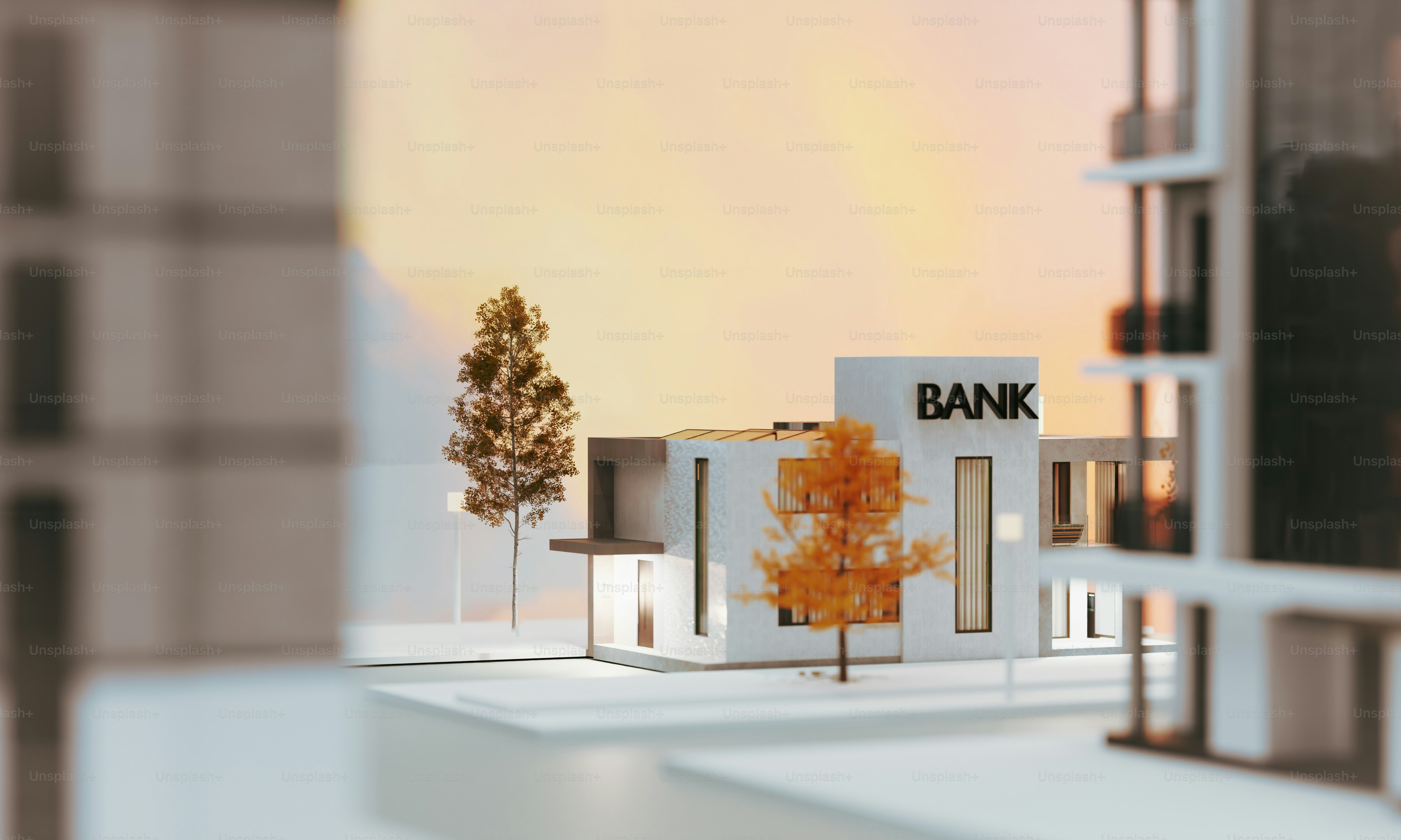 Minimalist interior design with warm ambient lighting. photo – Business  Image on Unsplash, image size:3000x1800