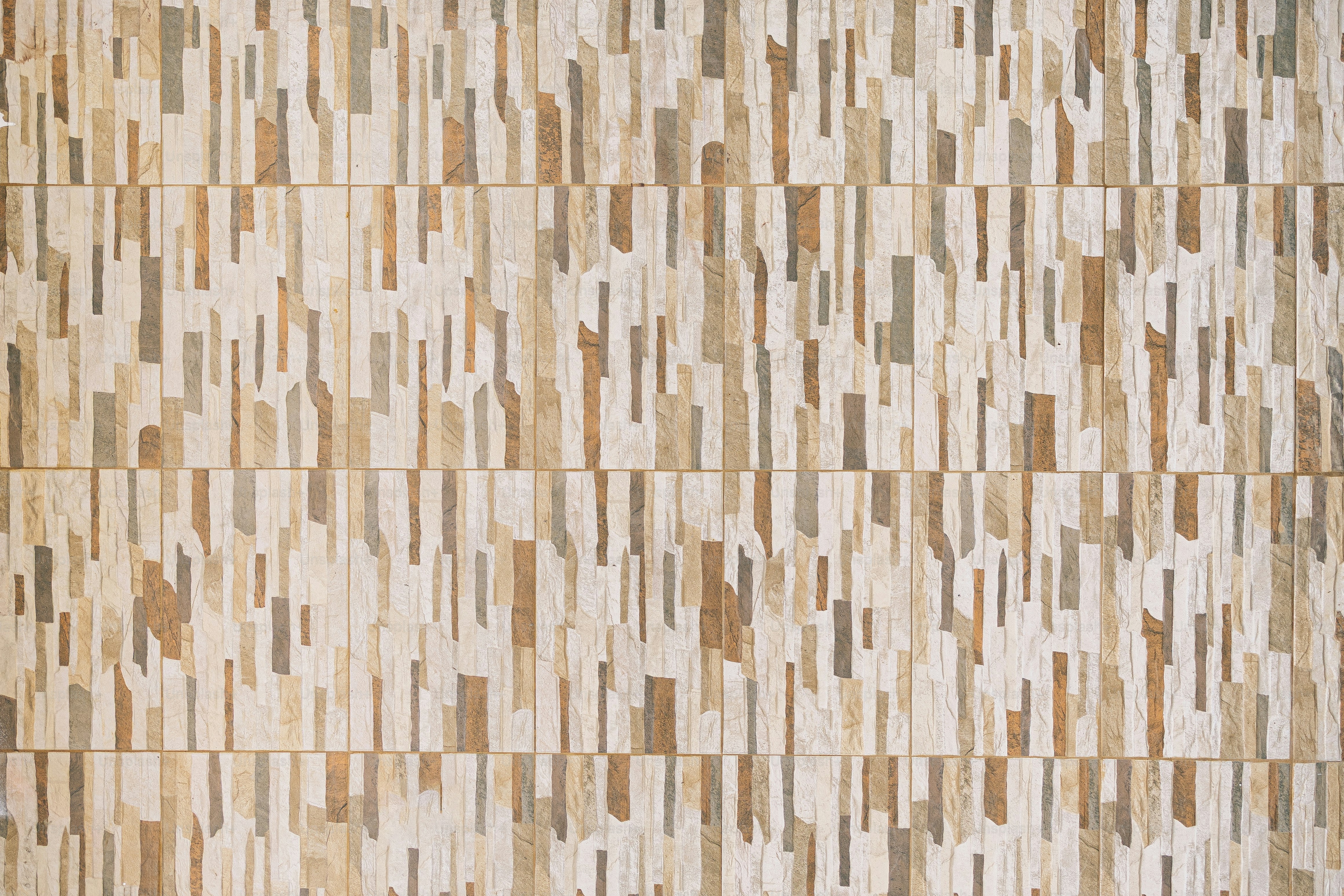 Abstract pattern of vertical wood-like tiles