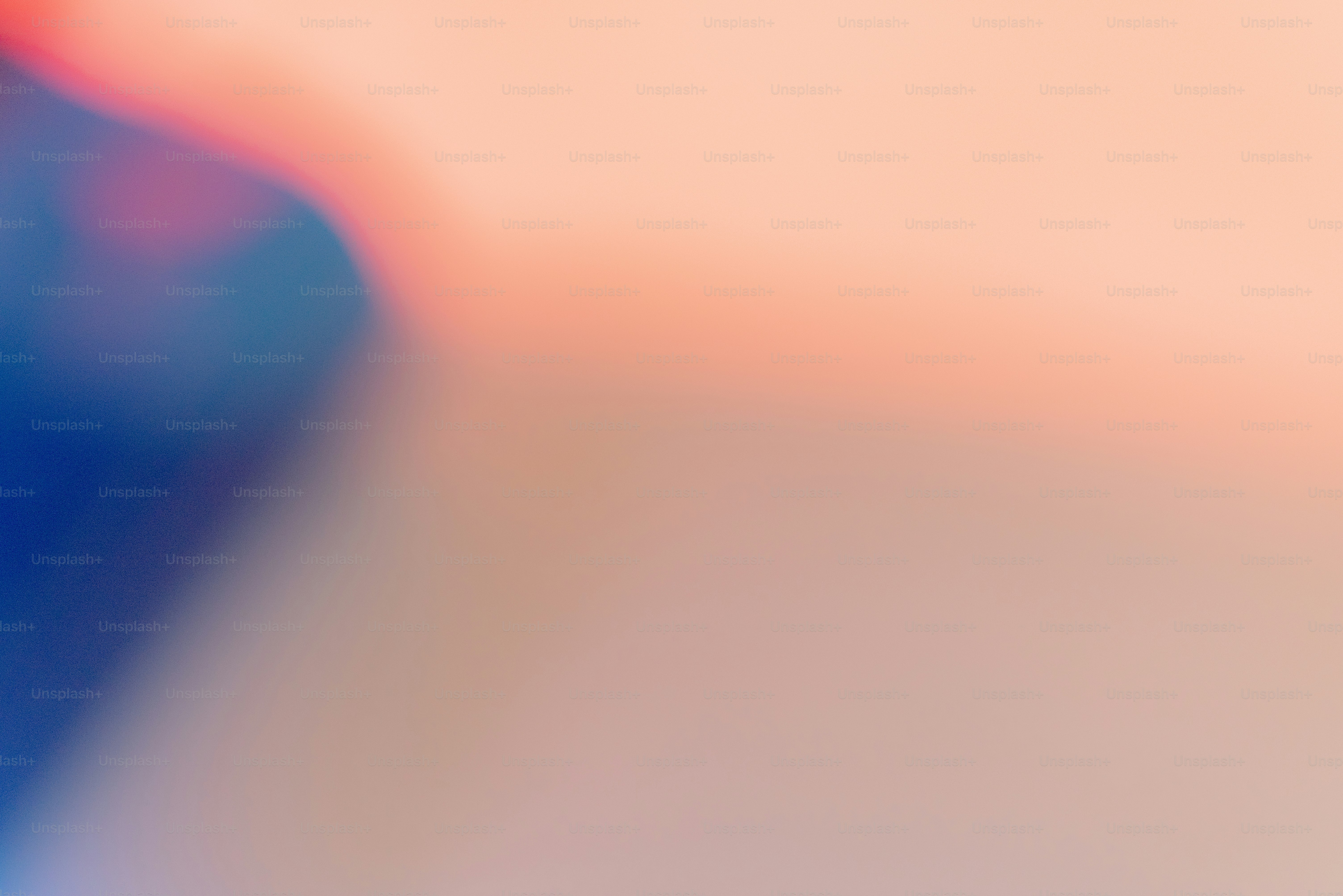 Abstract blend of blue, pink, and peach colors