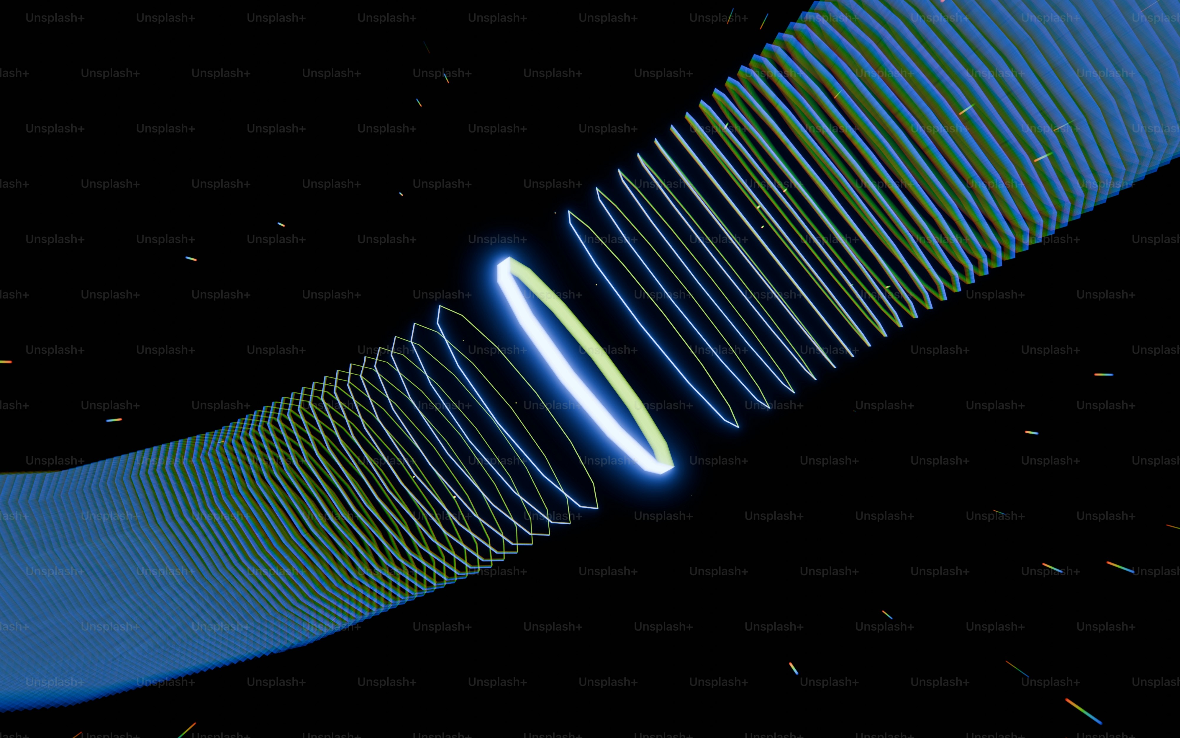 Abstract glowing rings in a dark space photo – Background Image on Unsplash