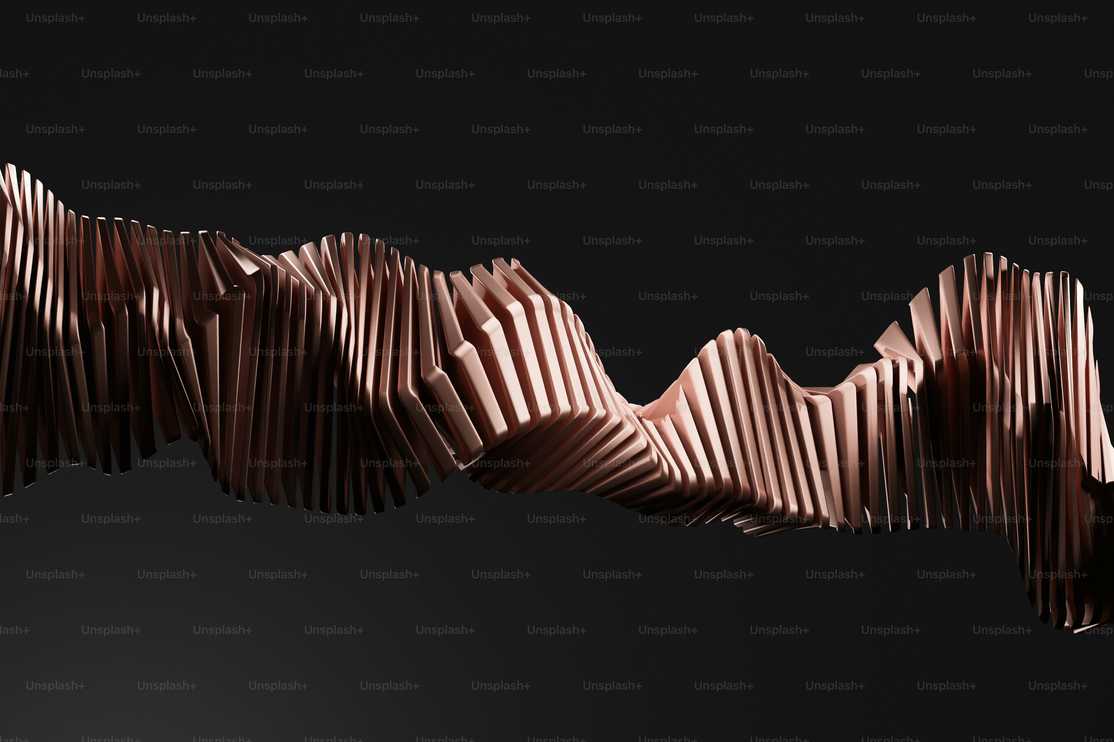Copper wave pattern on a dark background photo – Background Image on ...