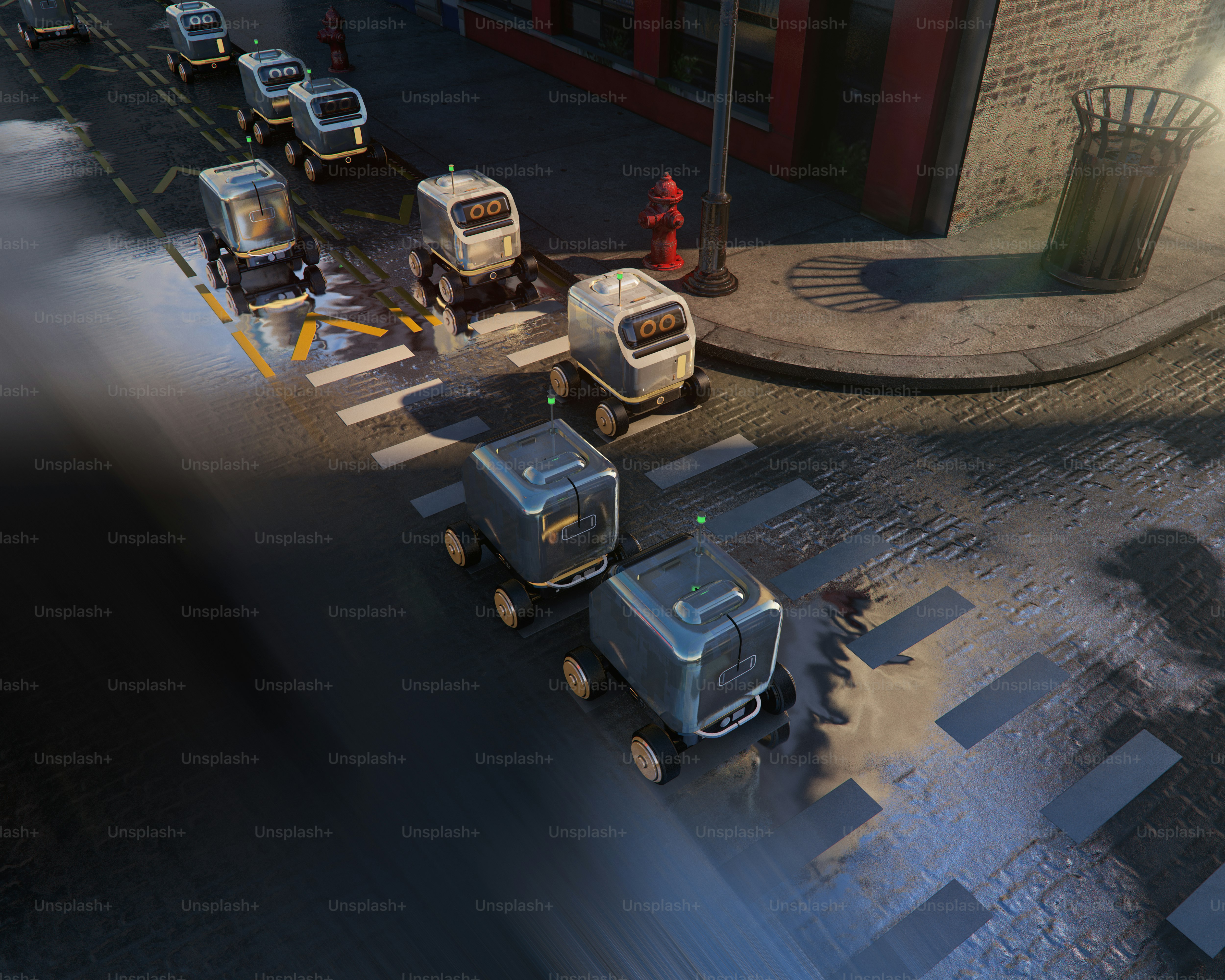 Service Robots: Robot Delivery | Unsplash+ Production Item #UNSSRBT-1 | RSDB