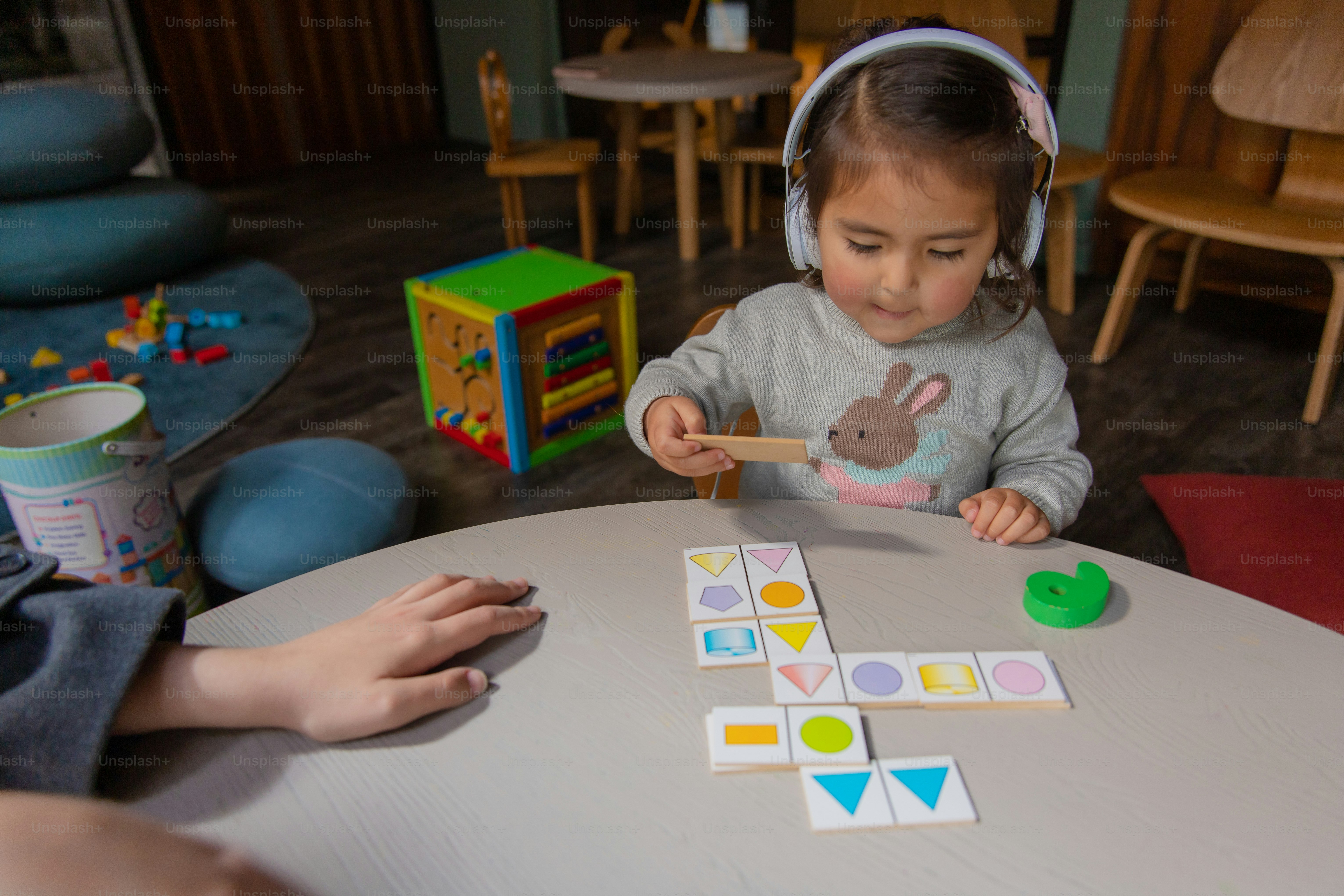 Child engaged in neurodivergent-friendly learning activities
