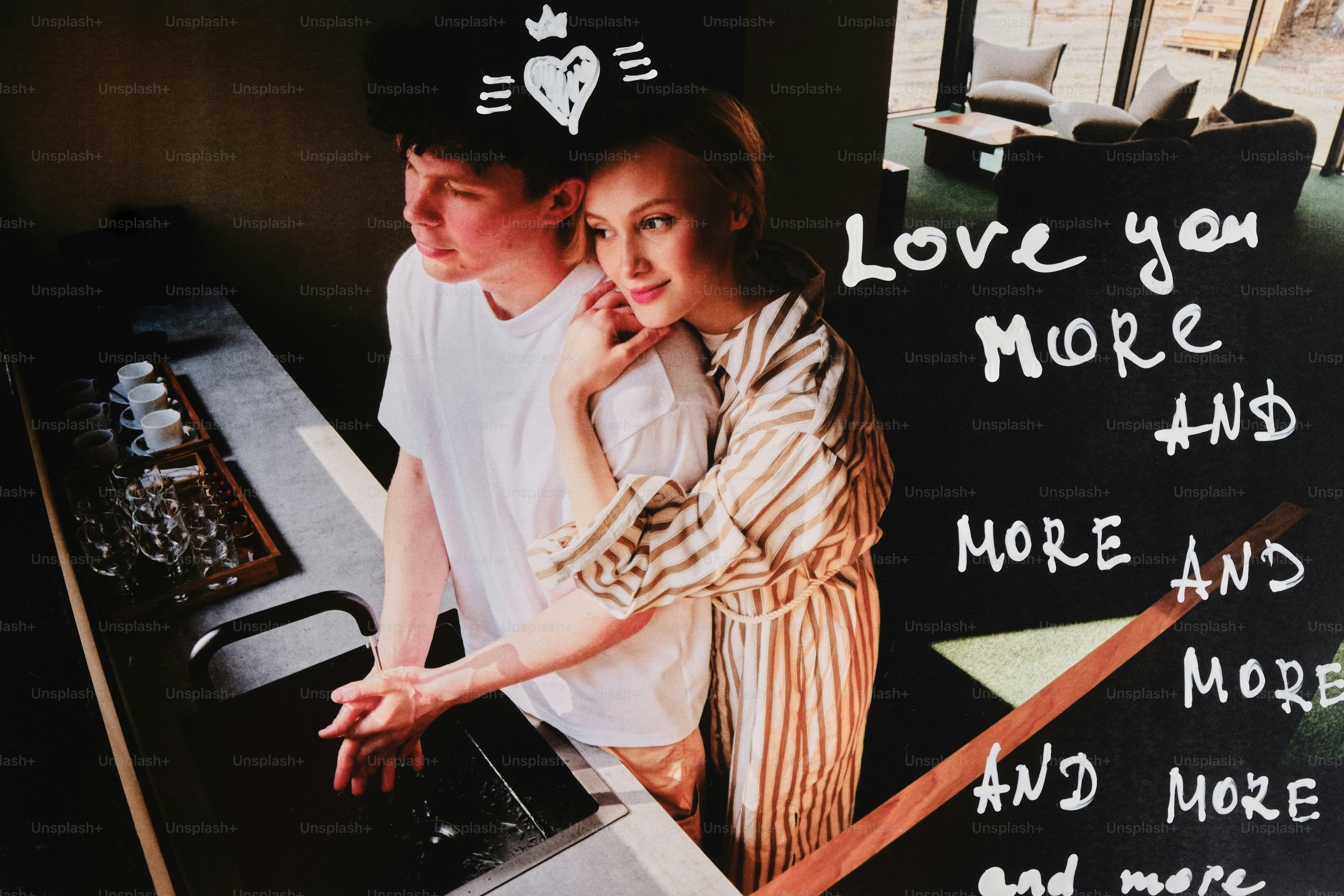creative collage reinterpretation of dating photography