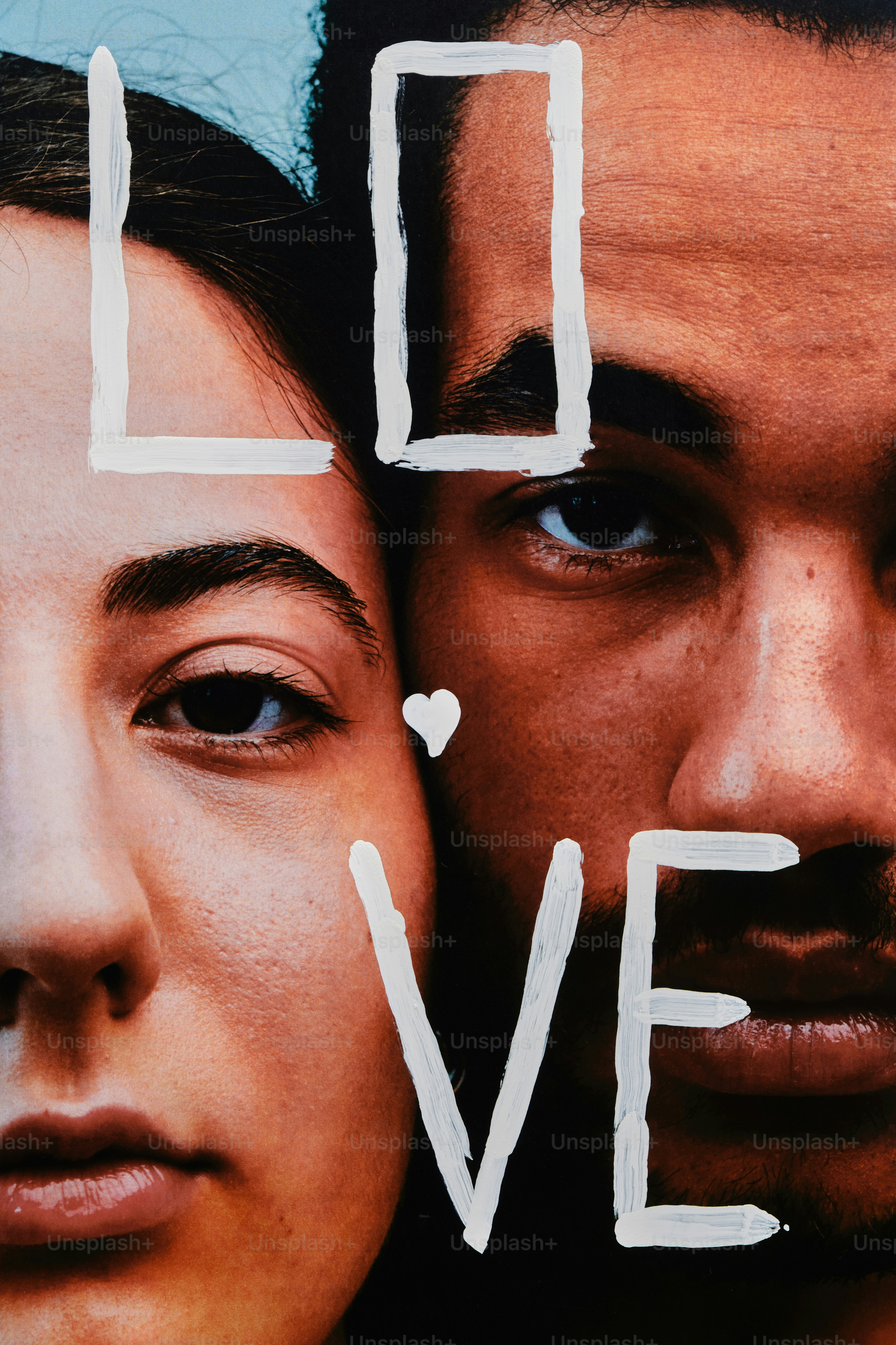 creative collage reinterpretation of dating photography