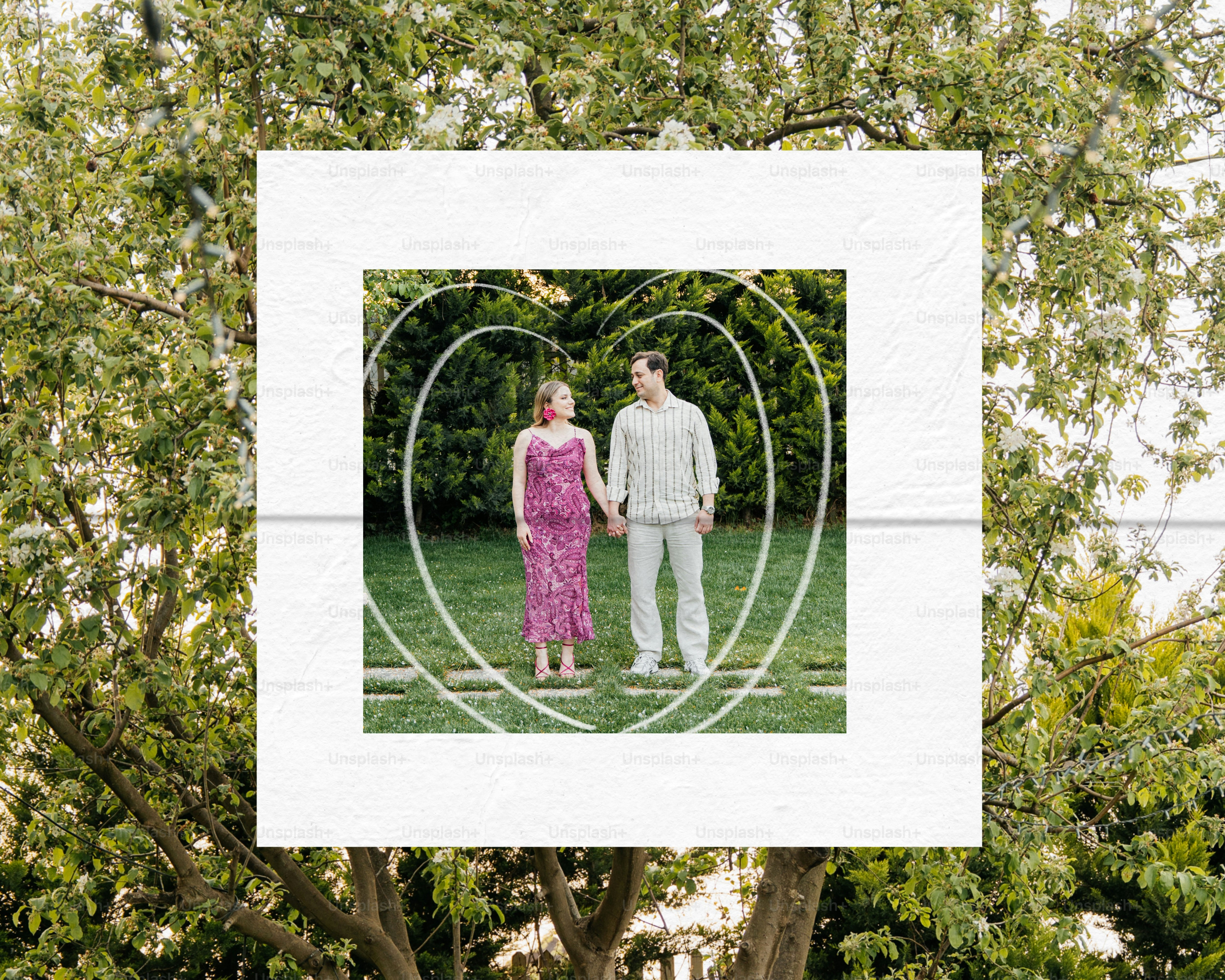 Couple holding hands within a heart shape photo – Love Image on Unsplash