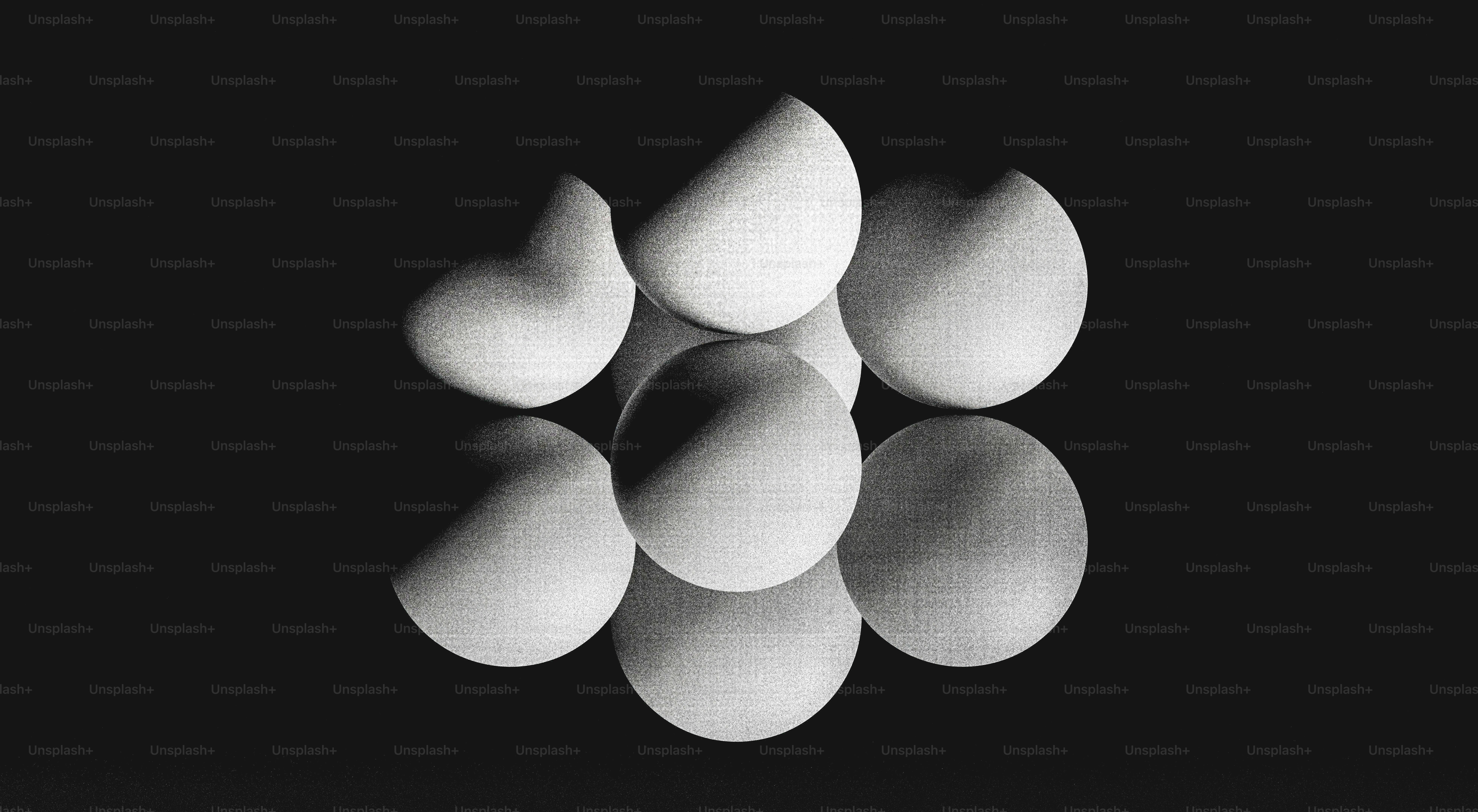 Concentric circles in black and white abstract pattern photo ...