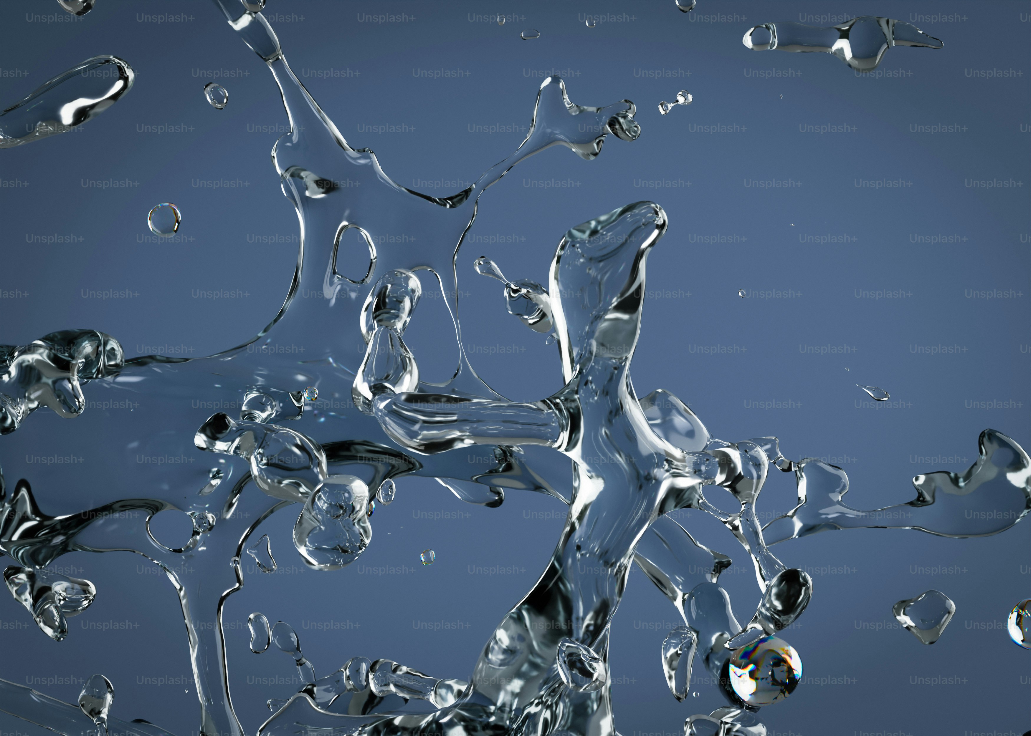 A glossy number one with small bubbles photo – Abstract Image on Unsplash