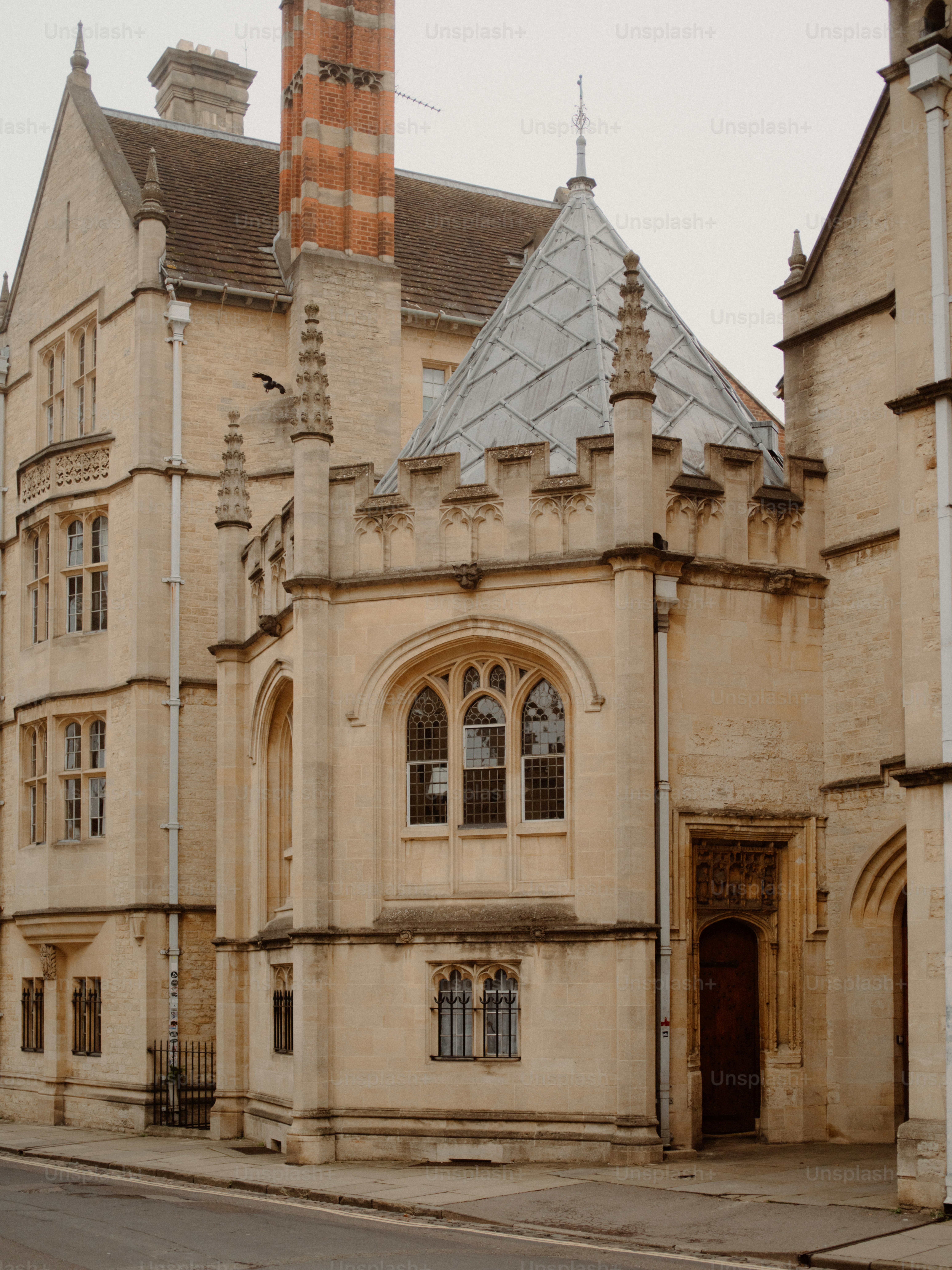 Ornate stone building with gothic architectural details