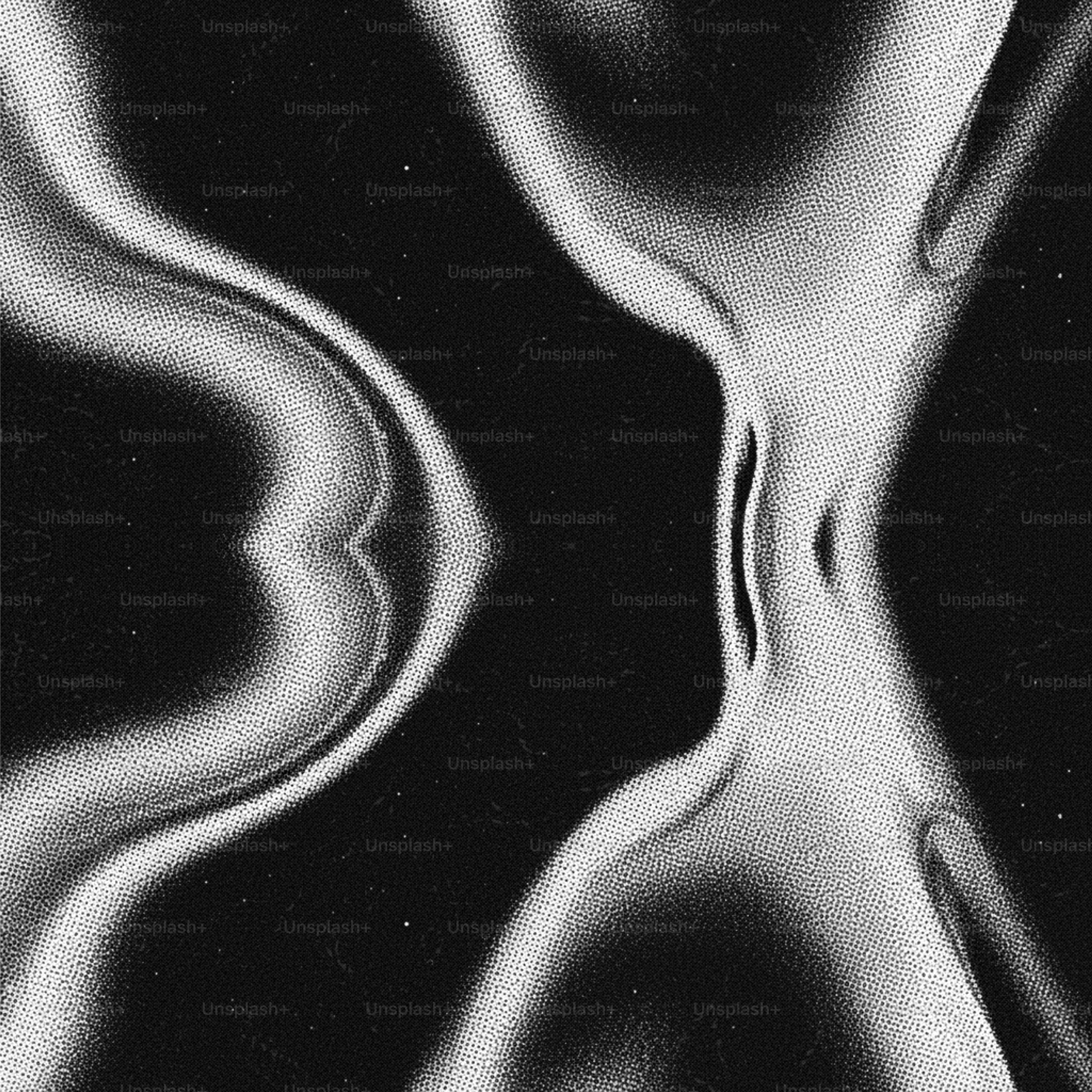 Padrões fluidos preto e branco de redemoinho abstrato