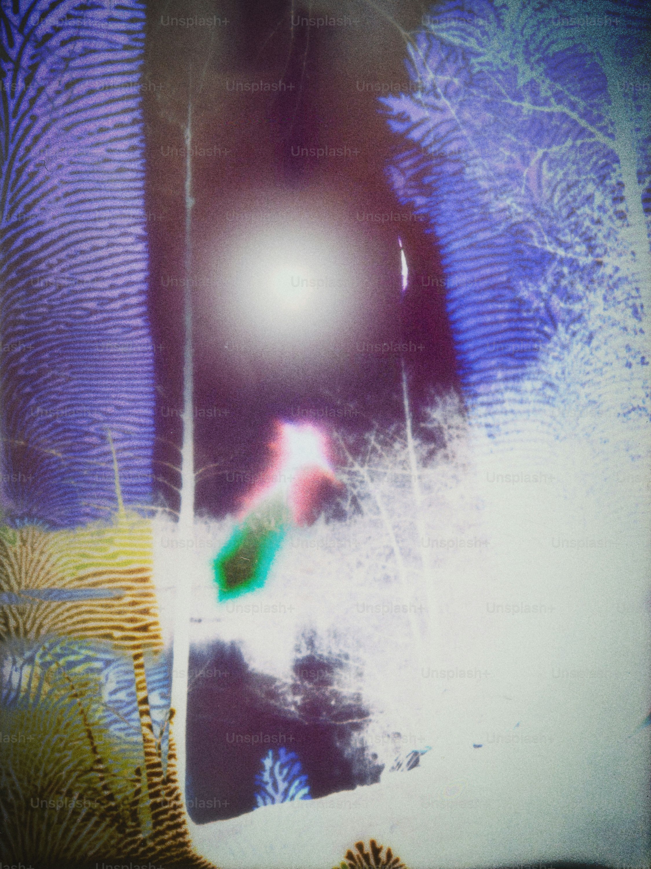 Abstract colorful light streaks and shapes in dark background photo ...