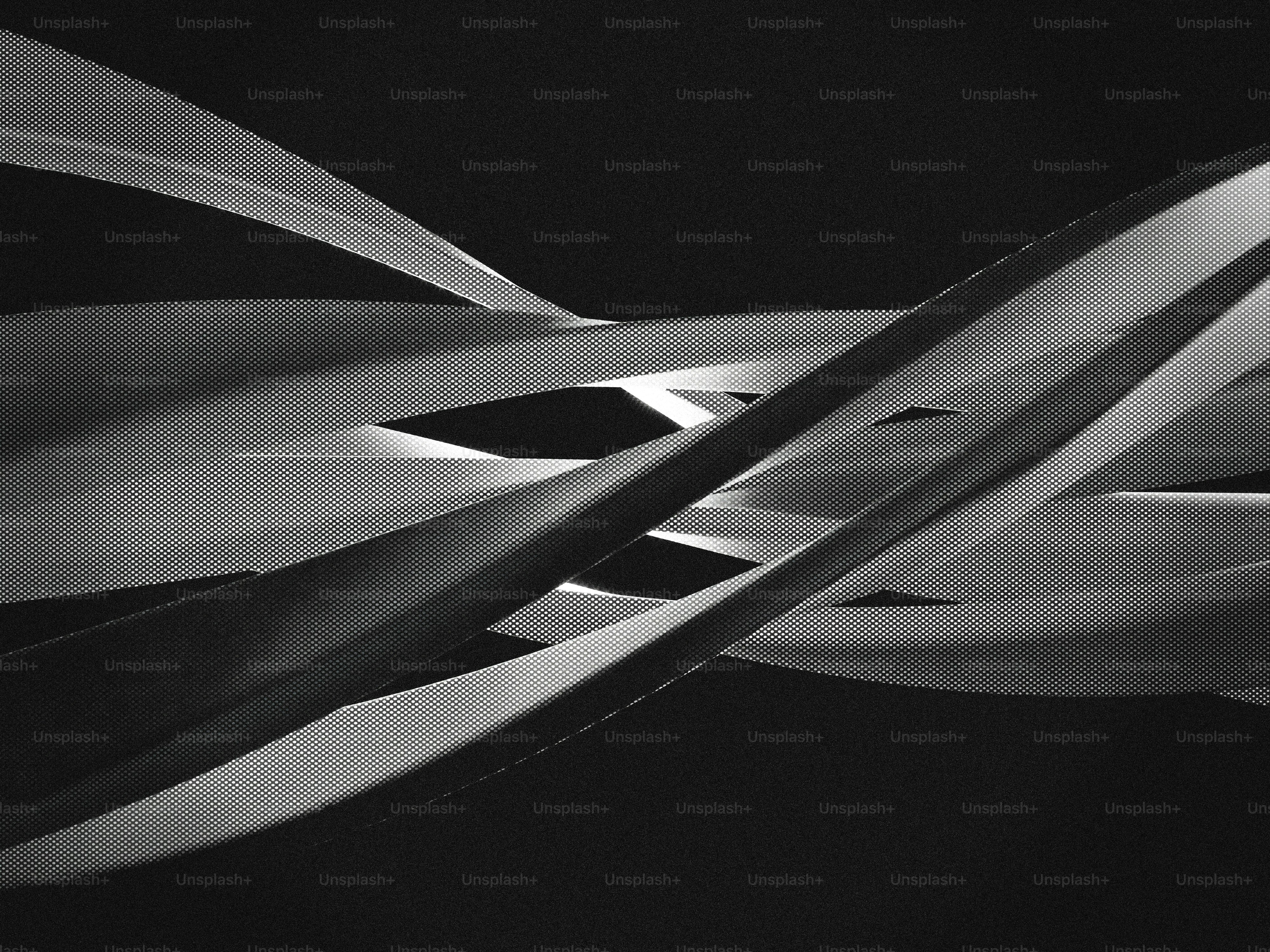 Abstract flowing ribbons against a dark background photo – Abstract ...