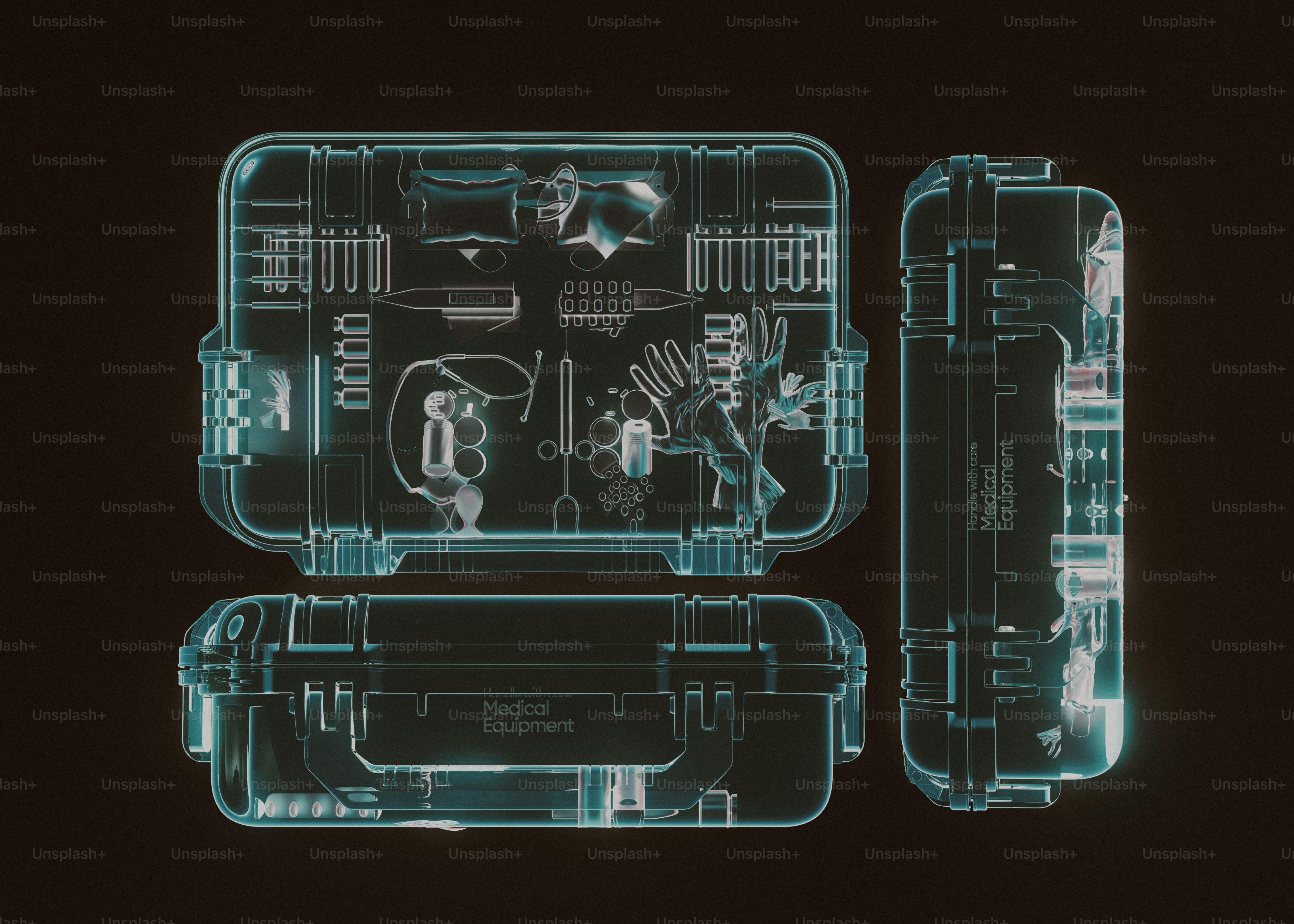X-ray view of a medical instrument case photo – Health Image on Unsplash