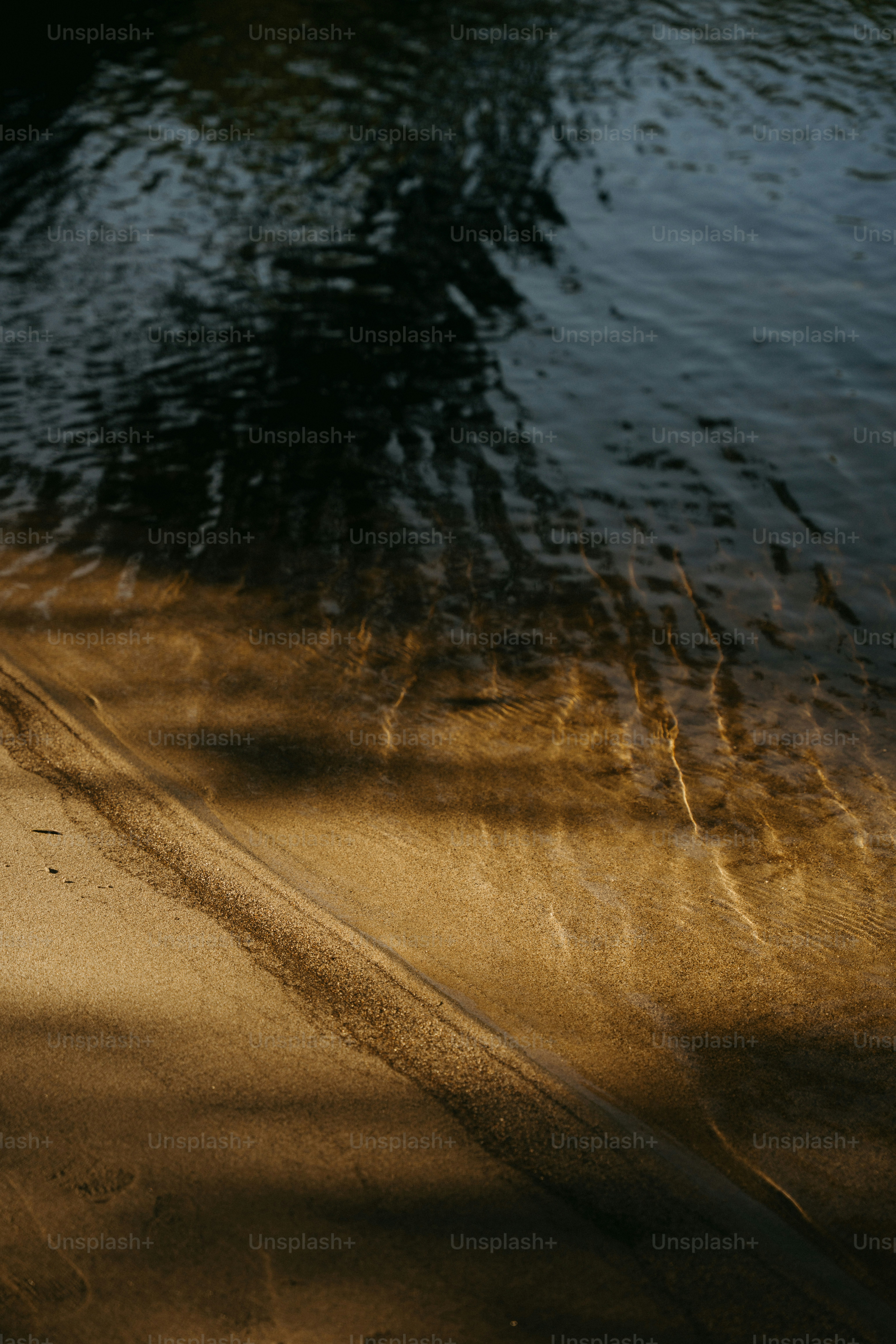 Ripples on sand and water surface photo – Background Image on Unsplash