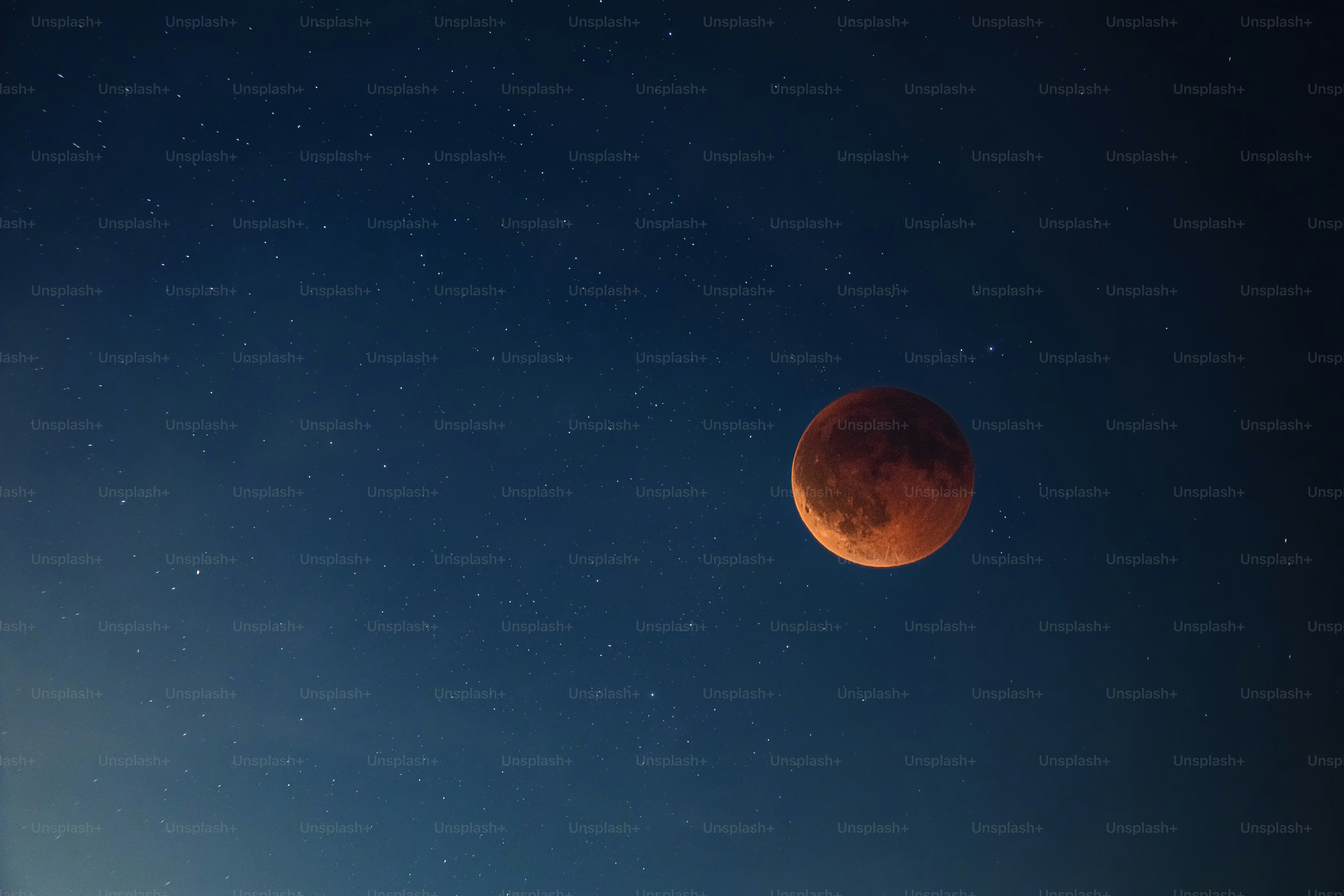 Night Sky With Super Blood Moon And Red Cloud In The Background Photo And  Picture For Free Download - Pngtree, image size:3000x2000