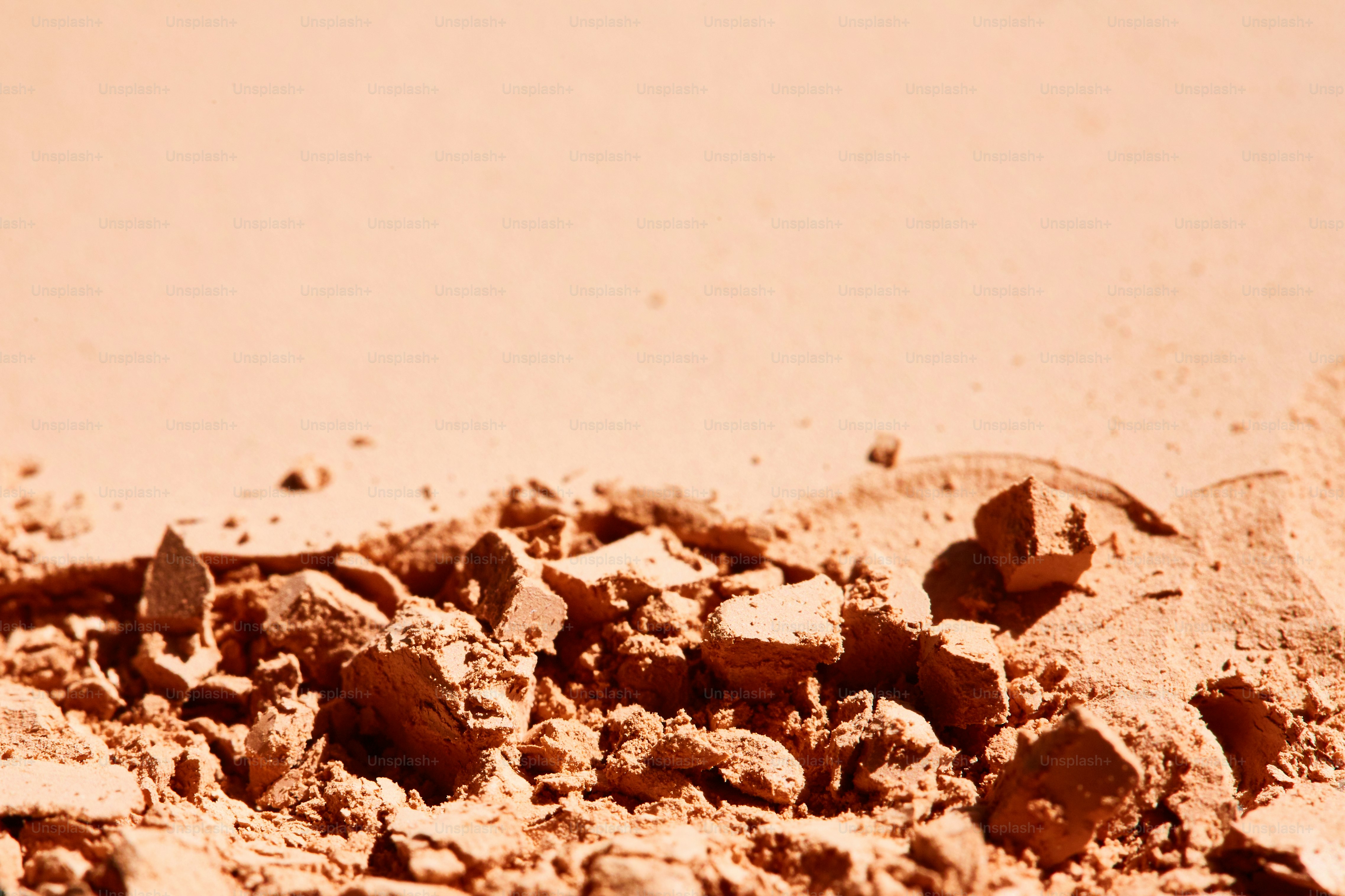 Crumbled earth and sand texture
