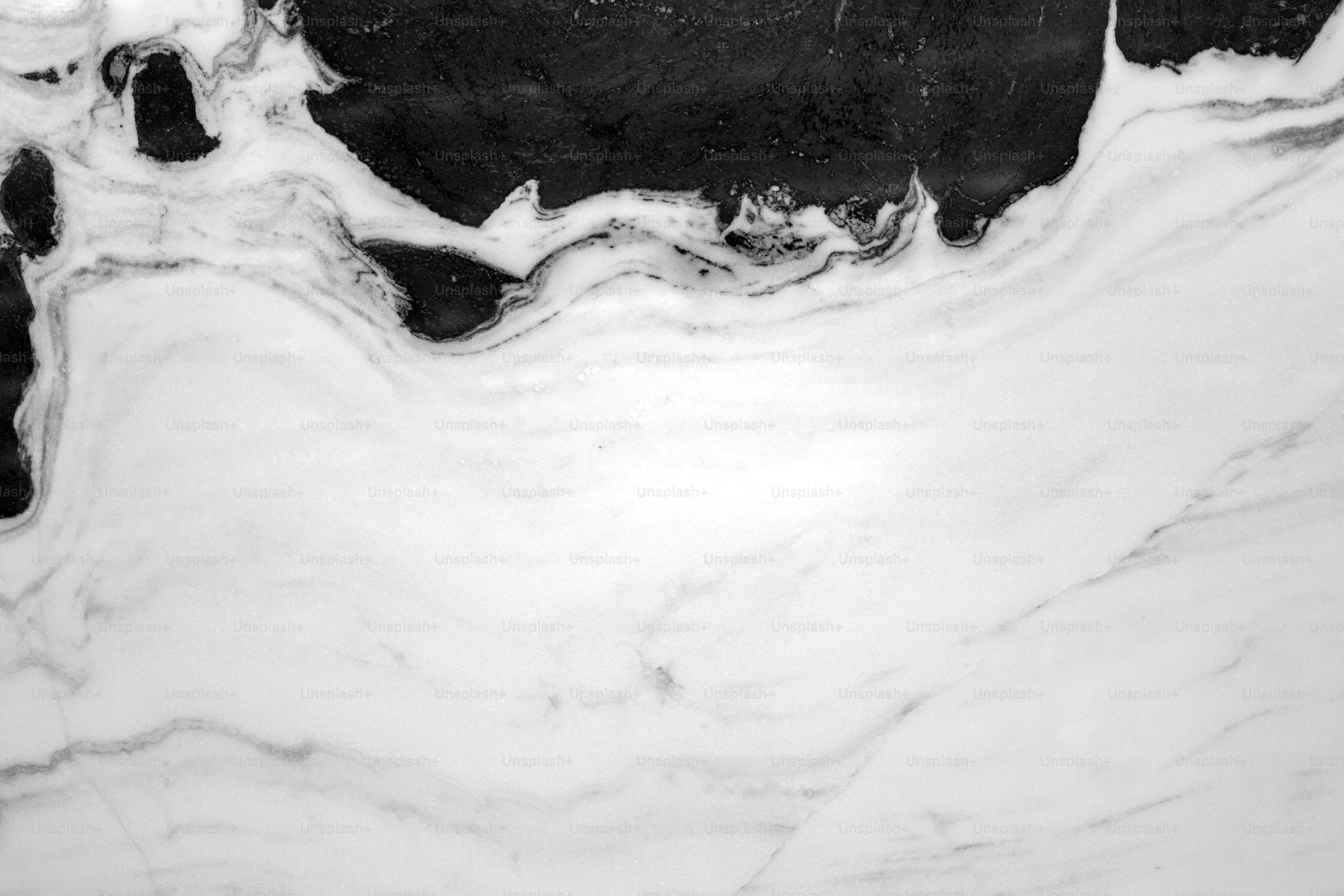 Padrão de mármore preto e branco Textura Fundo Linha de Onda Especial