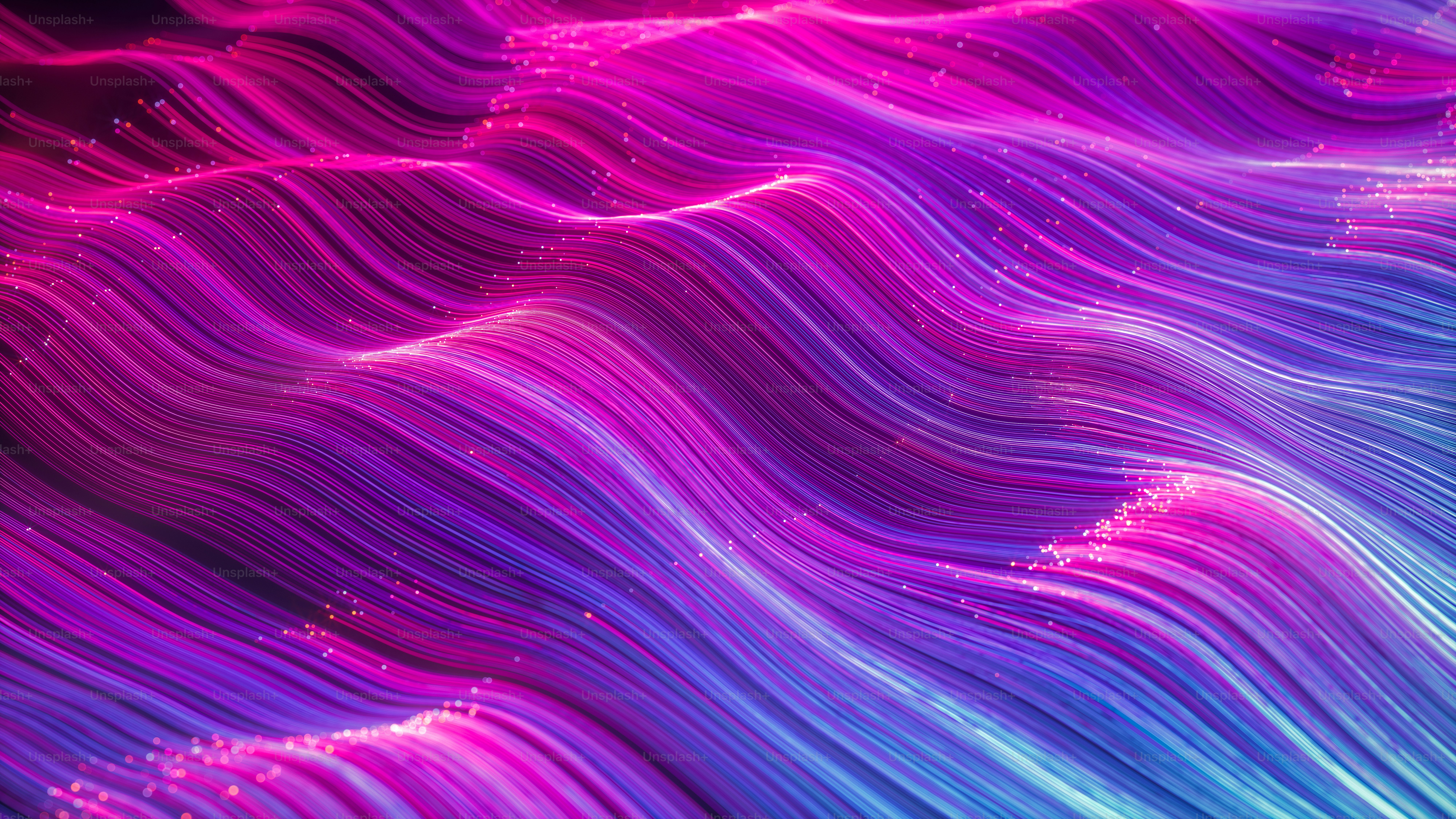 Formación abstracta en la tecnología de las ondas de neón.