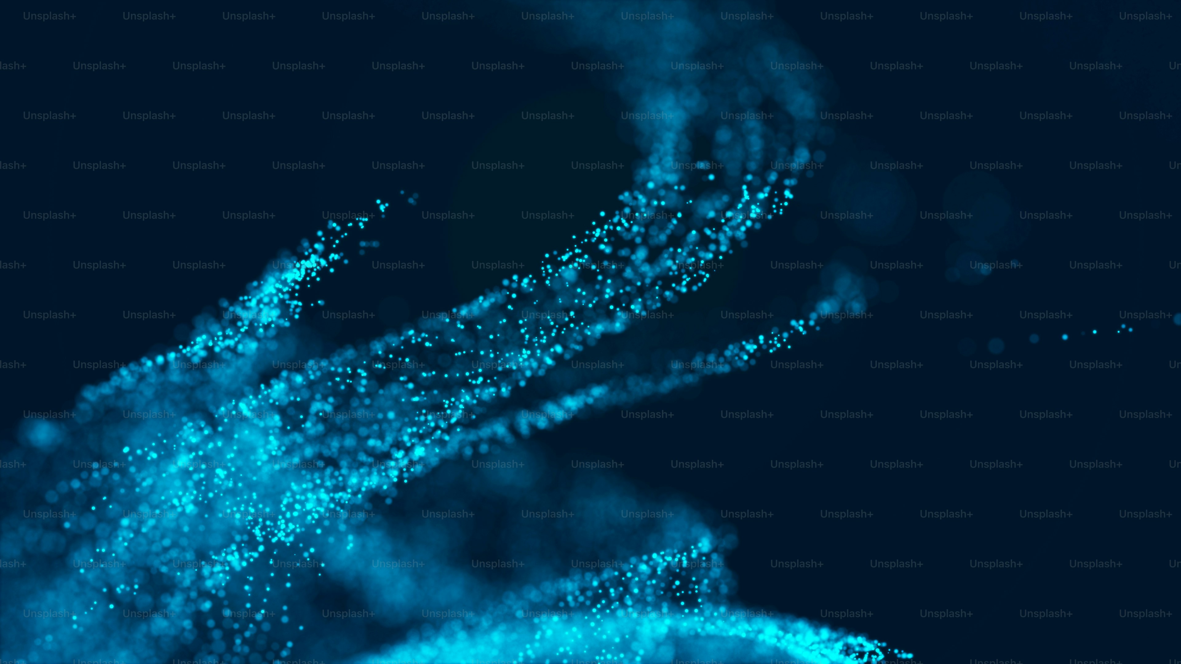 Abstract background of moving dust particles. Incident light with glare ...