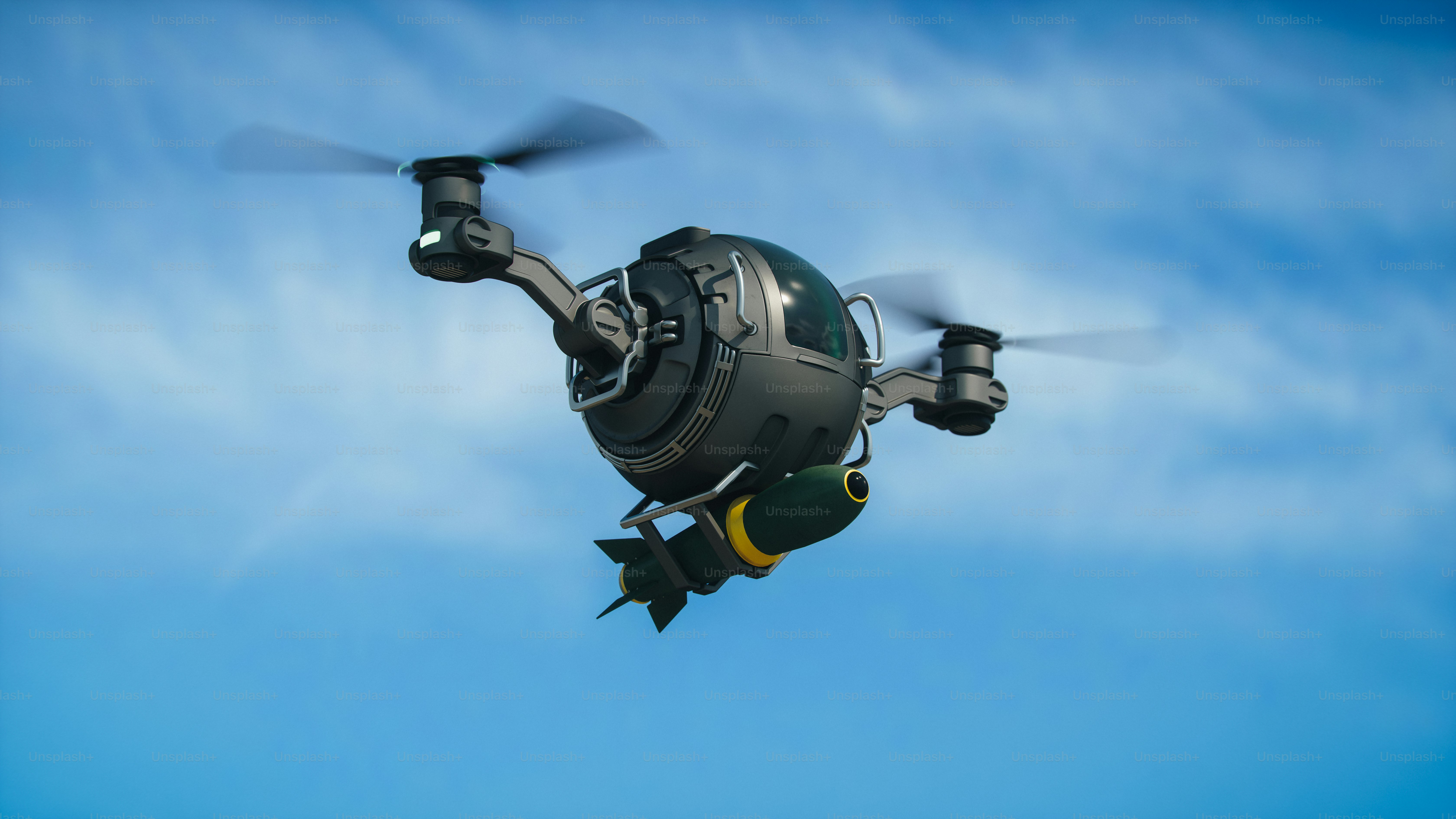 Generic drone carrying a missile.