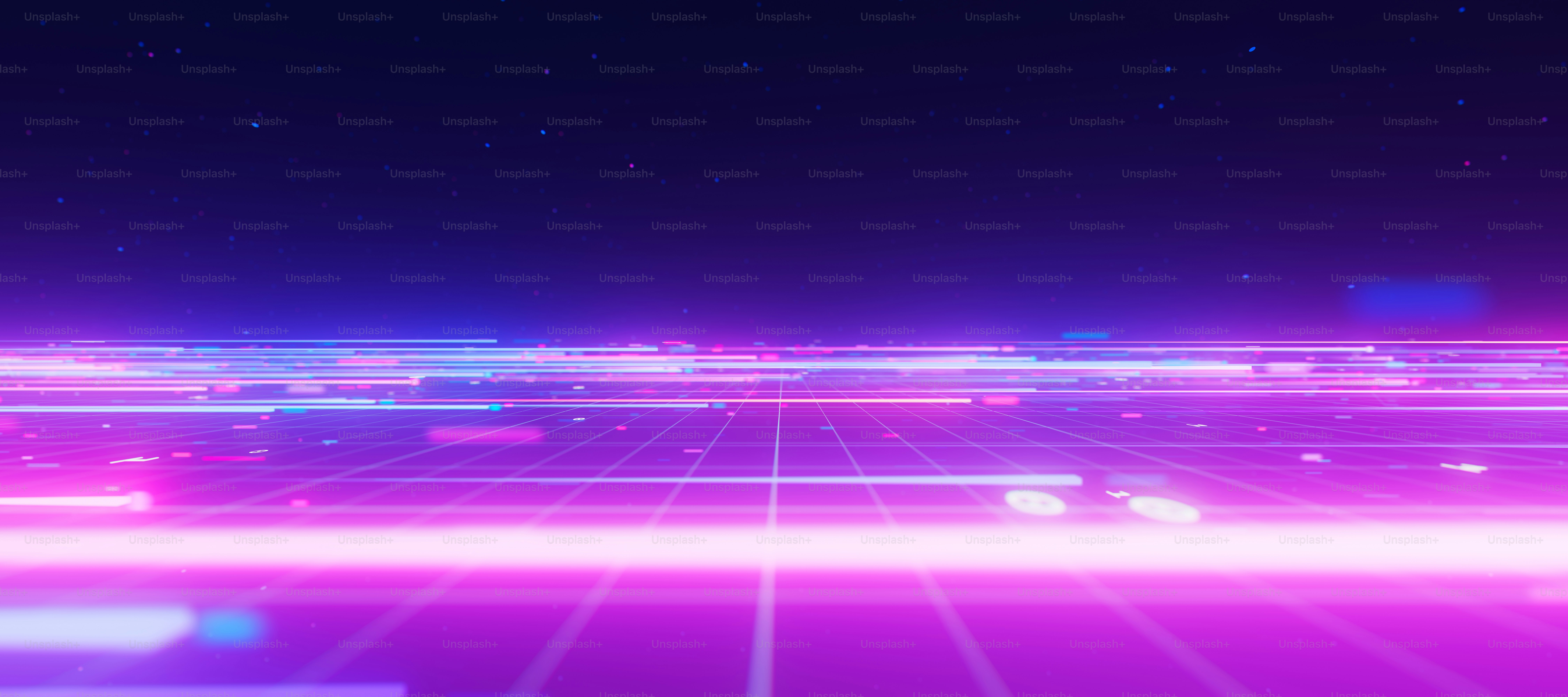 Abstract planar data stream visualizing quantum information transmission