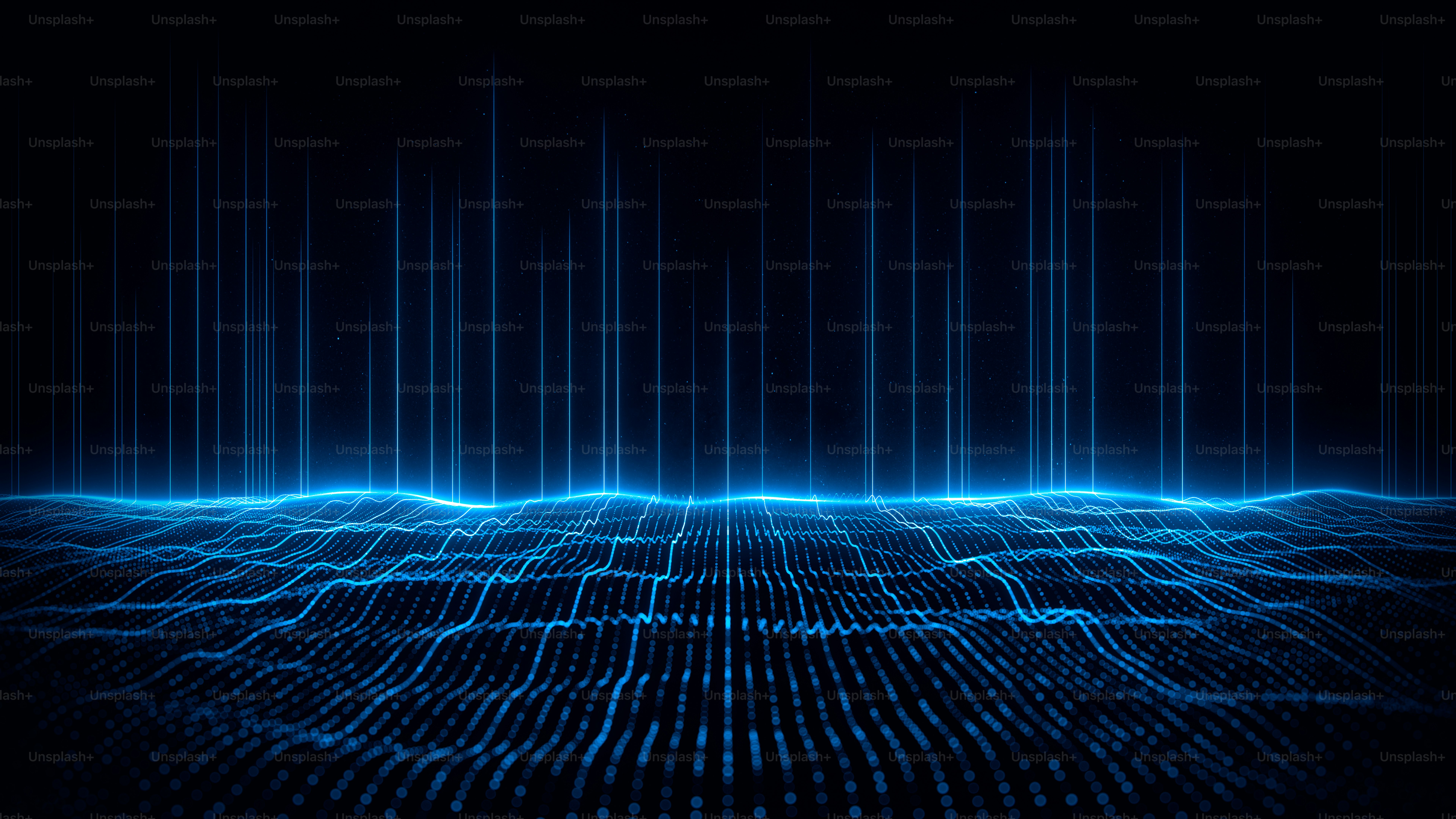 Abstract background for digital data, network technology, cyberspace, artificial intelligence, or information flow.