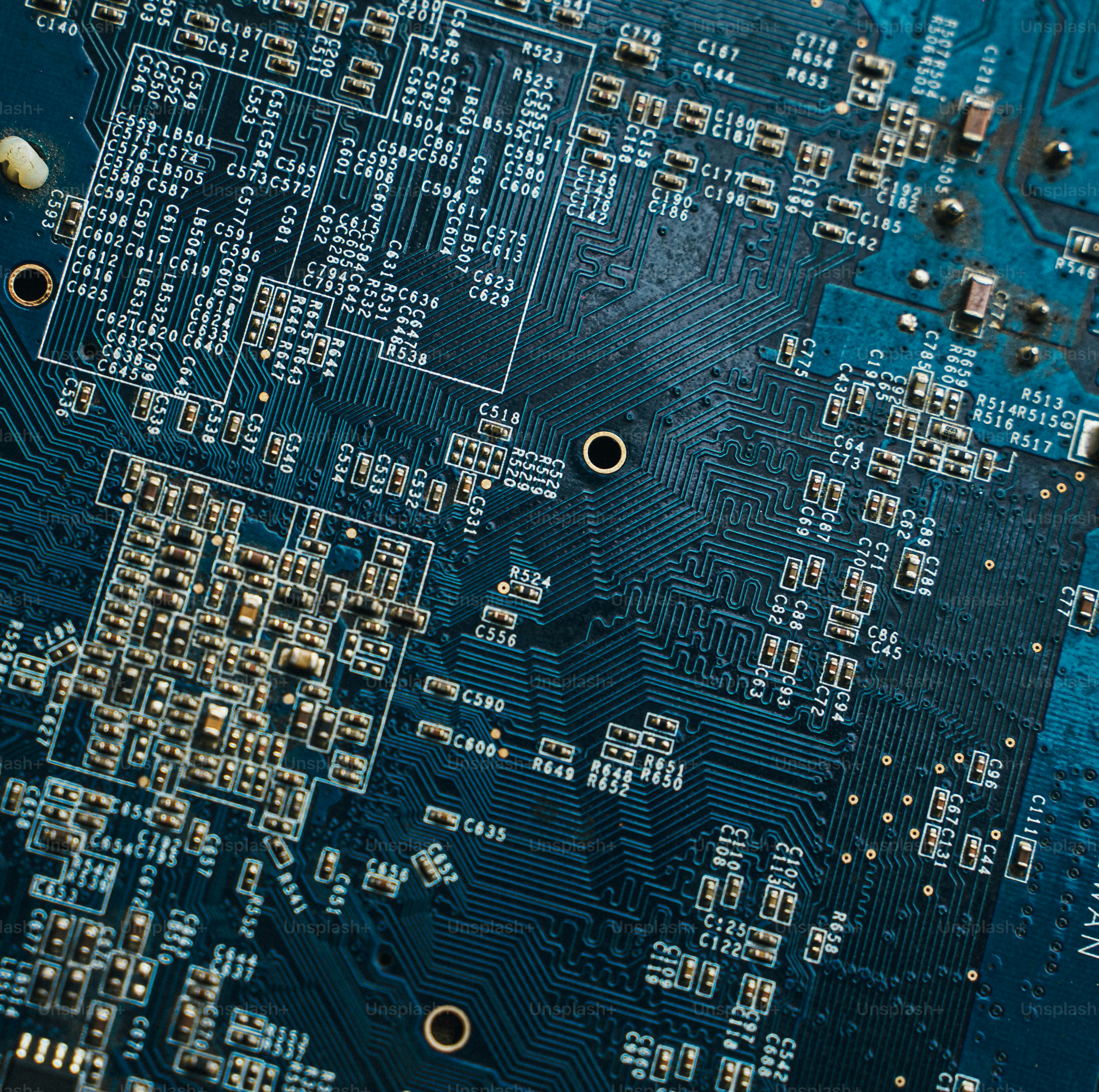 Picture of a graphics card integrated circuit, Układy scalone i ...