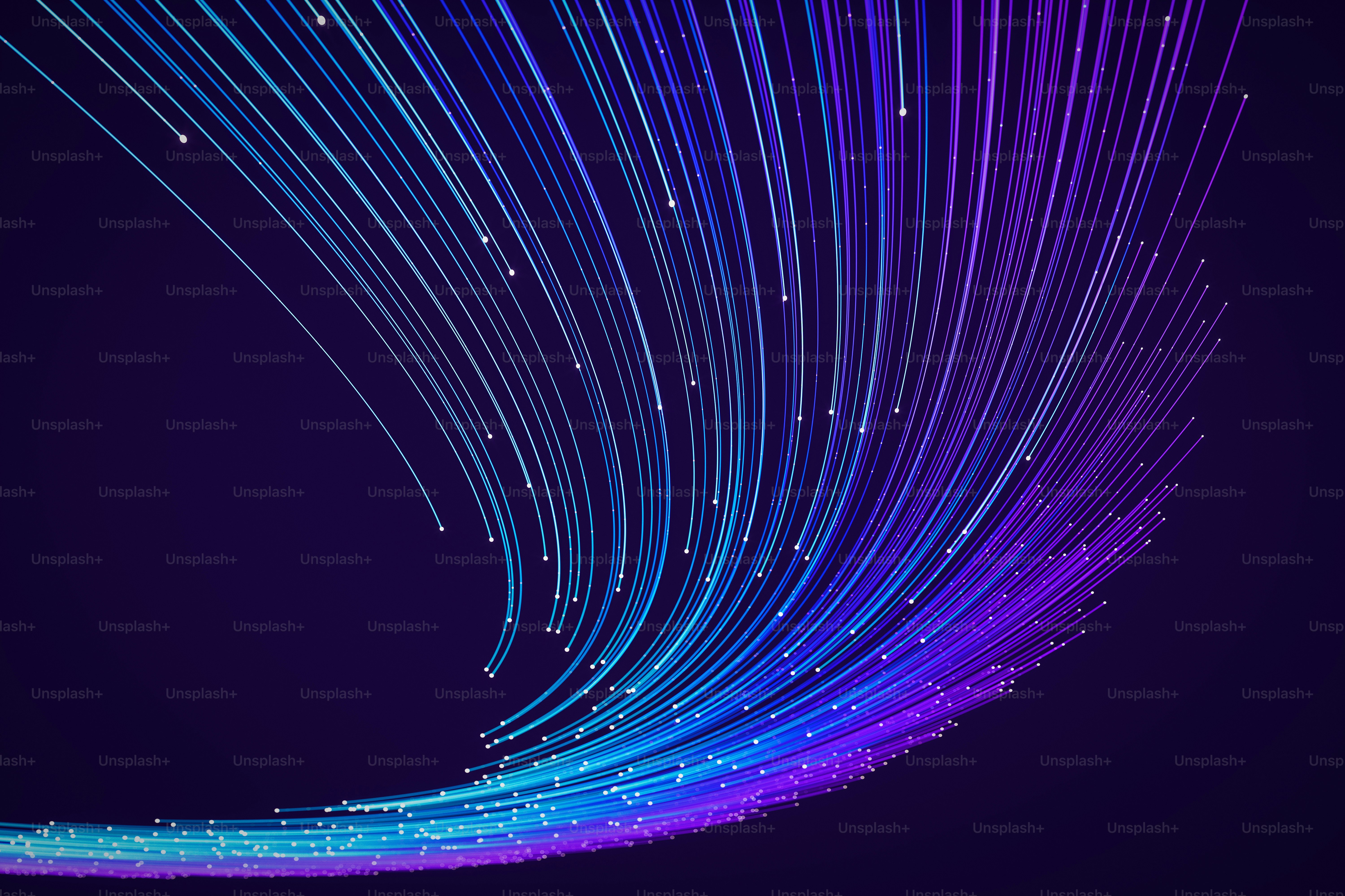 Abstract fiber technology background.